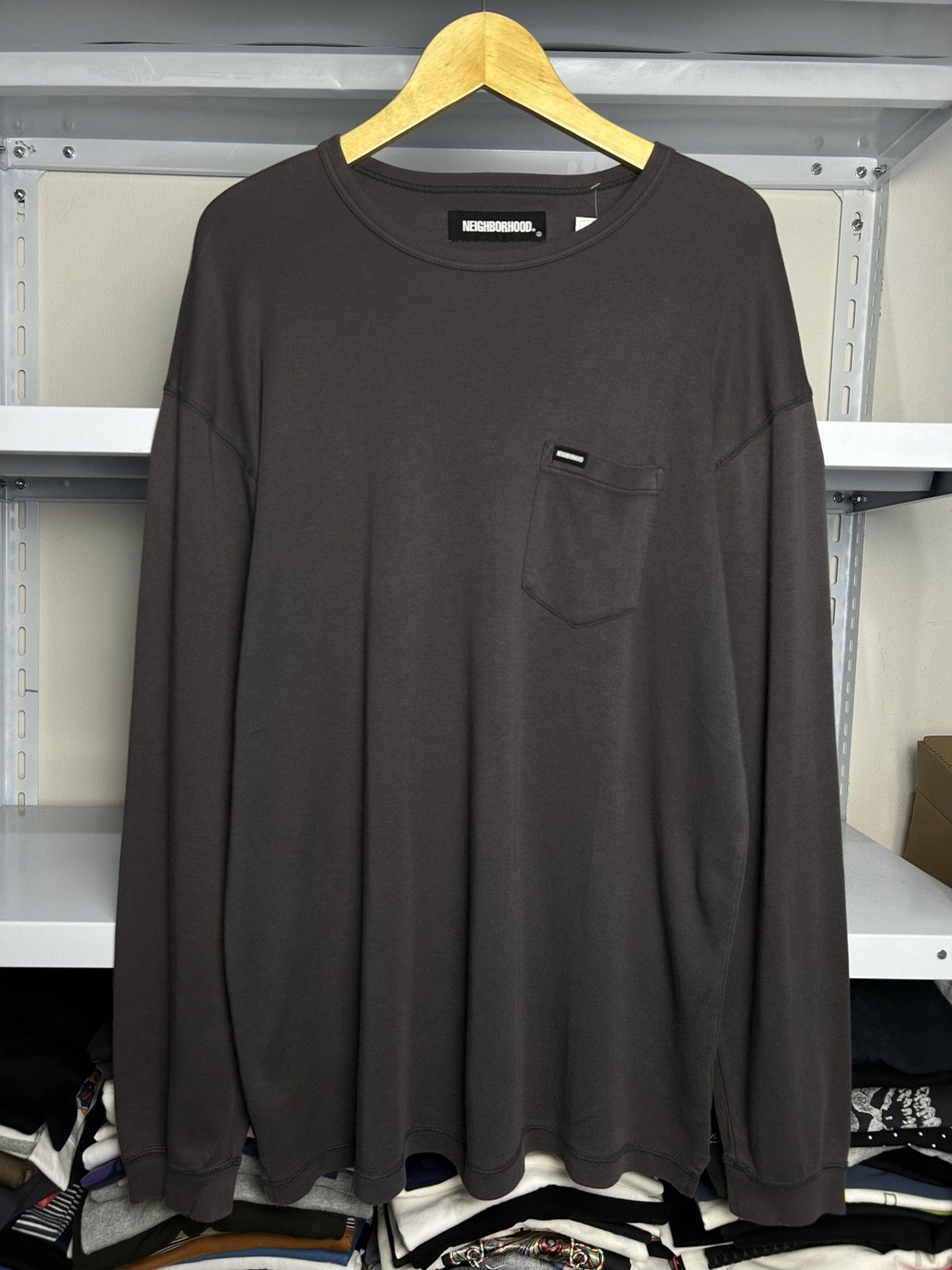Neighborhood NEIGHBORHOOD Basic pocket longsleeve Size US S / EU 44-46 / 1 - 1 Thumbnail