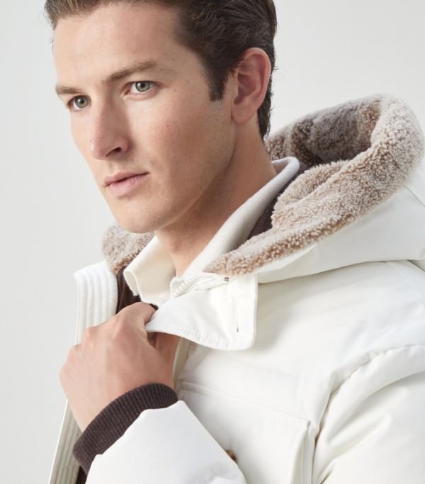 Brunello Cucinelli Jacket in White Size US S / EU 44-46 / 1 - 5 Thumbnail