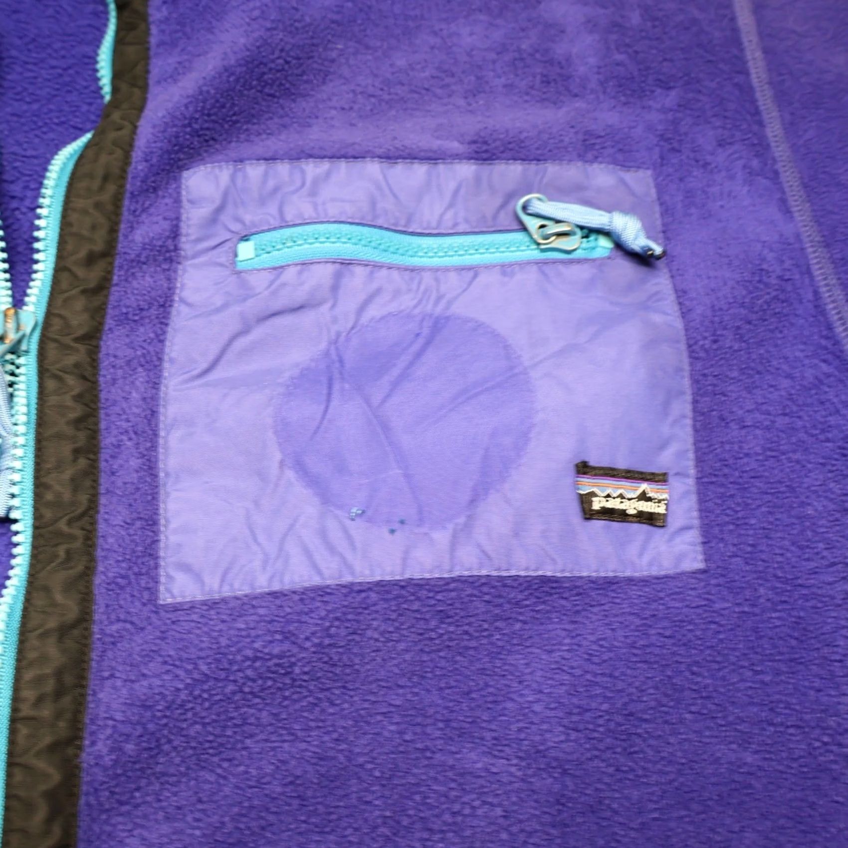 Patagonia Patagonia Sweatshirt Mens Large Purple Fleece 1/2 Zip Pullover VTG - Vintage & Size US L / EU 52-54 / 3 - 2 Thumbnail