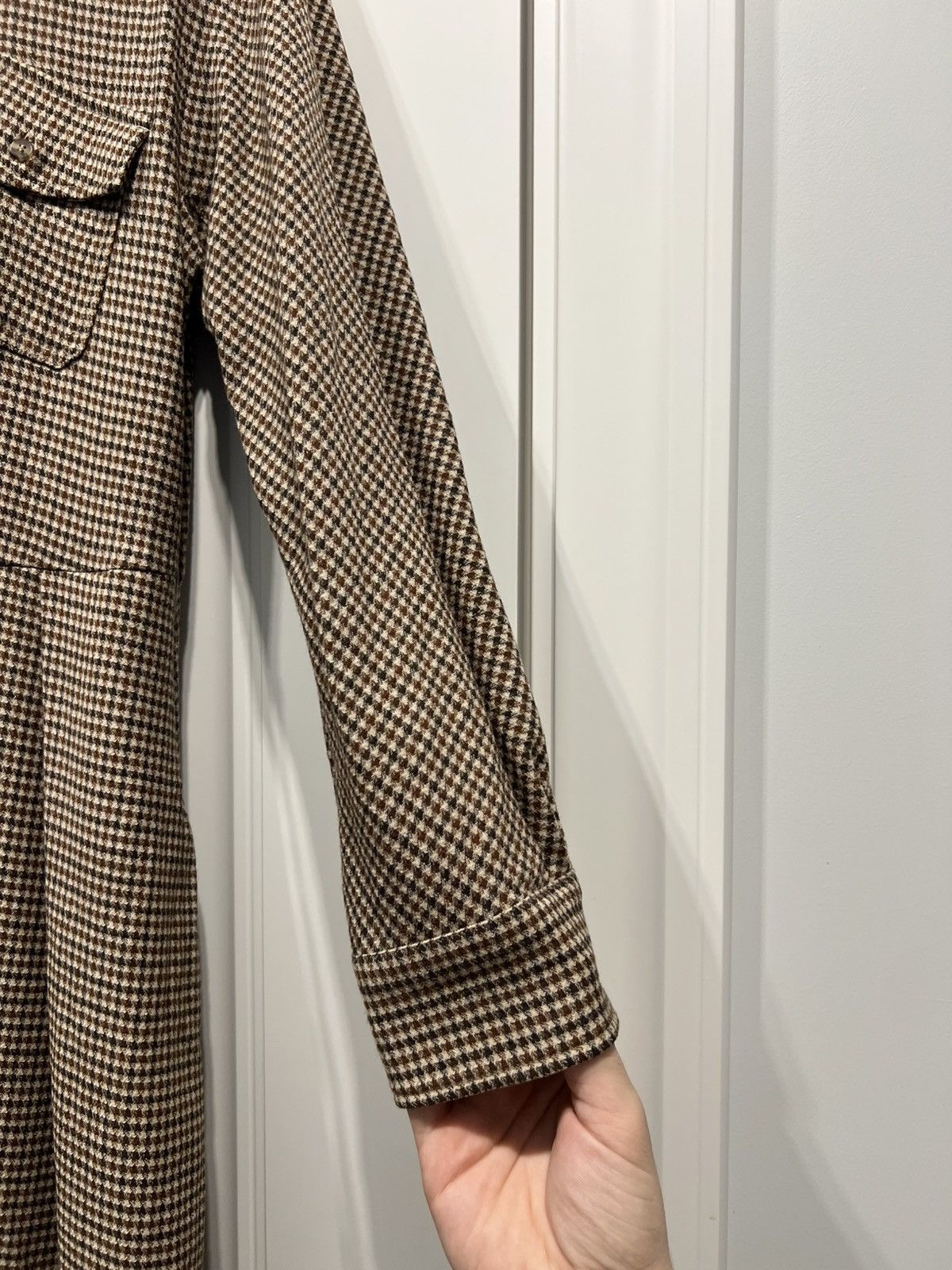 Max Mara WEEKEND MAX MARA Fischio Wool Shirt Dress Size IT 42 / US 8 Size M / US 6-8 / IT 42-44 - 5 Thumbnail