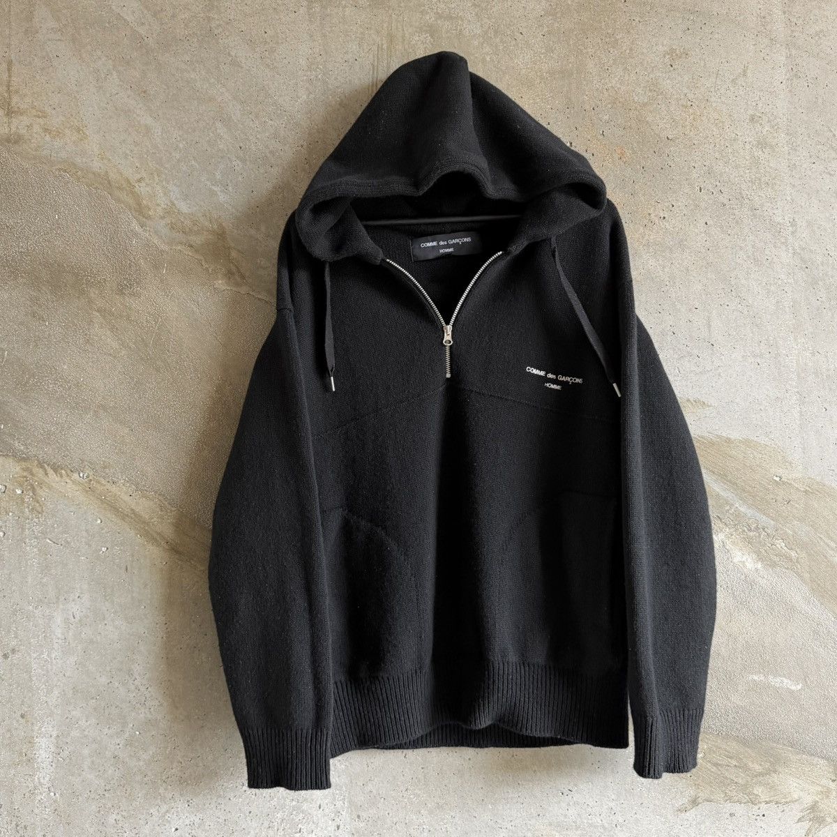 Comme des Garcons Homme Comme Des Garcons Homme AD2024 Knit Quarter Zip Size US L / EU 52-54 / 3 - 2 Thumbnail