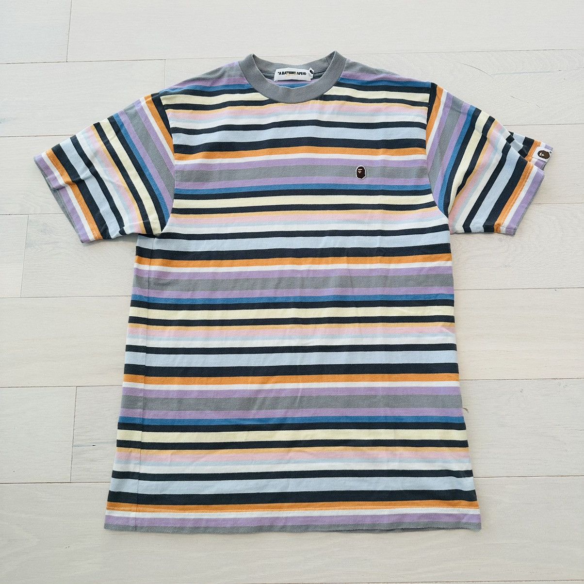 Nigo MULTI COLOR STRIPE TEE Size US M / EU 48-50 / 2 - 1 Thumbnail