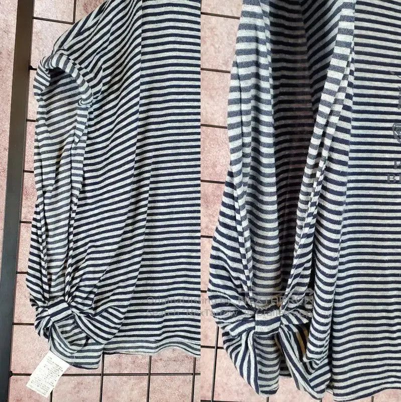 Burberry Burberry Summer Blue Striped T-Shirt. Size M / US 6-8 / IT 42-44 - 5 Thumbnail
