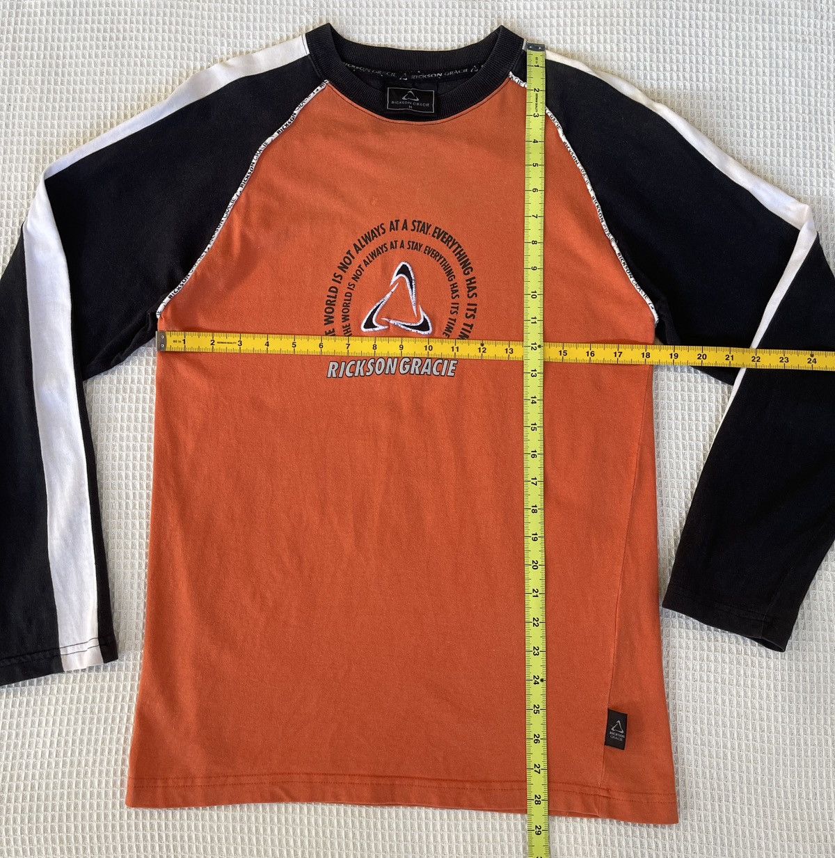 Sports Specialties Vintage 90s 🔥RICKSON GRACIE MMA🔥Center Logo Hybrid L/S Tee Size US M / EU 48-50 / 2 - 3 Thumbnail