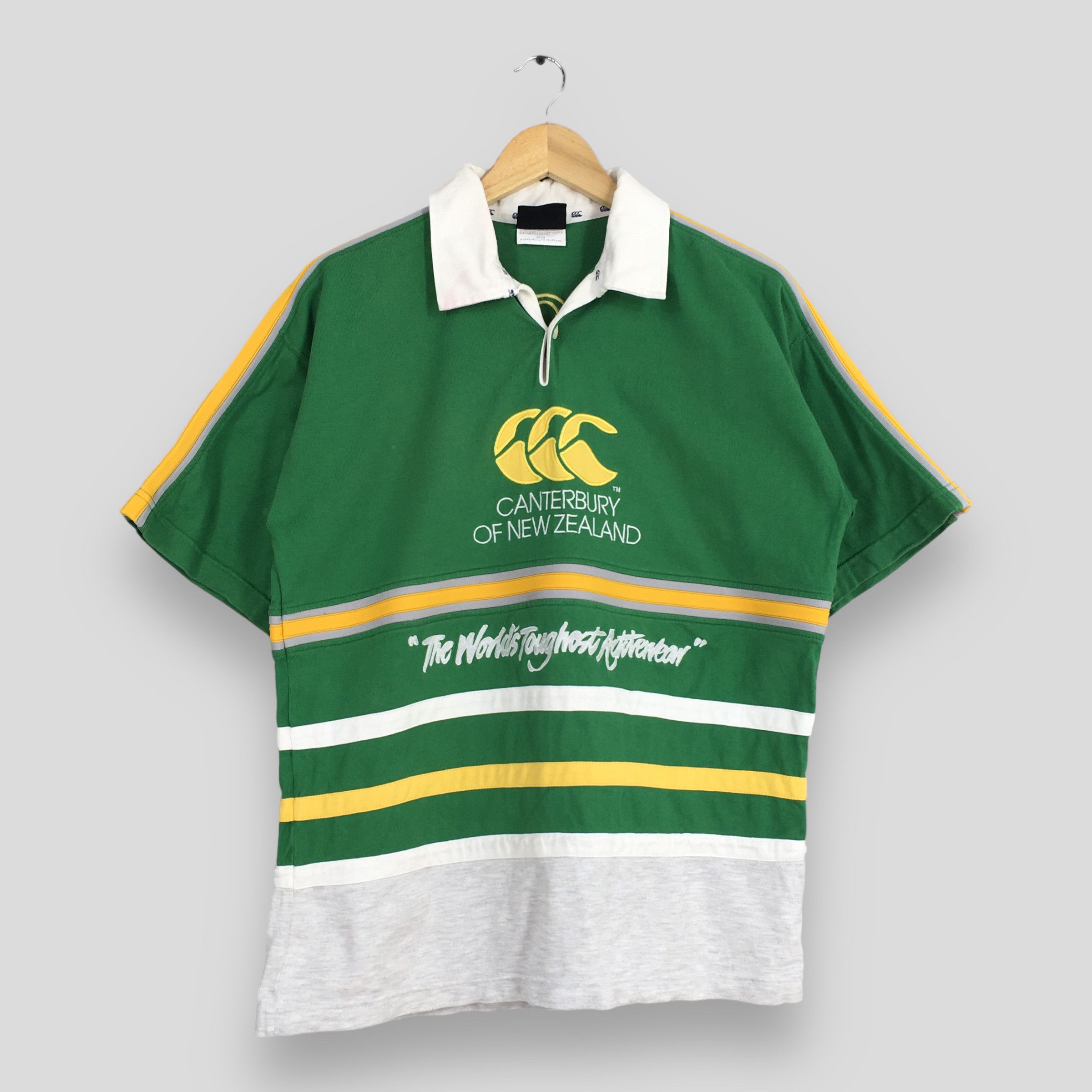 Canterbury of New Zealand × Vintage Canterbury New Zealand Steinlager Rugby Classic Shirt Small Size US S / EU 44-46 / 1 - 1 Thumbnail