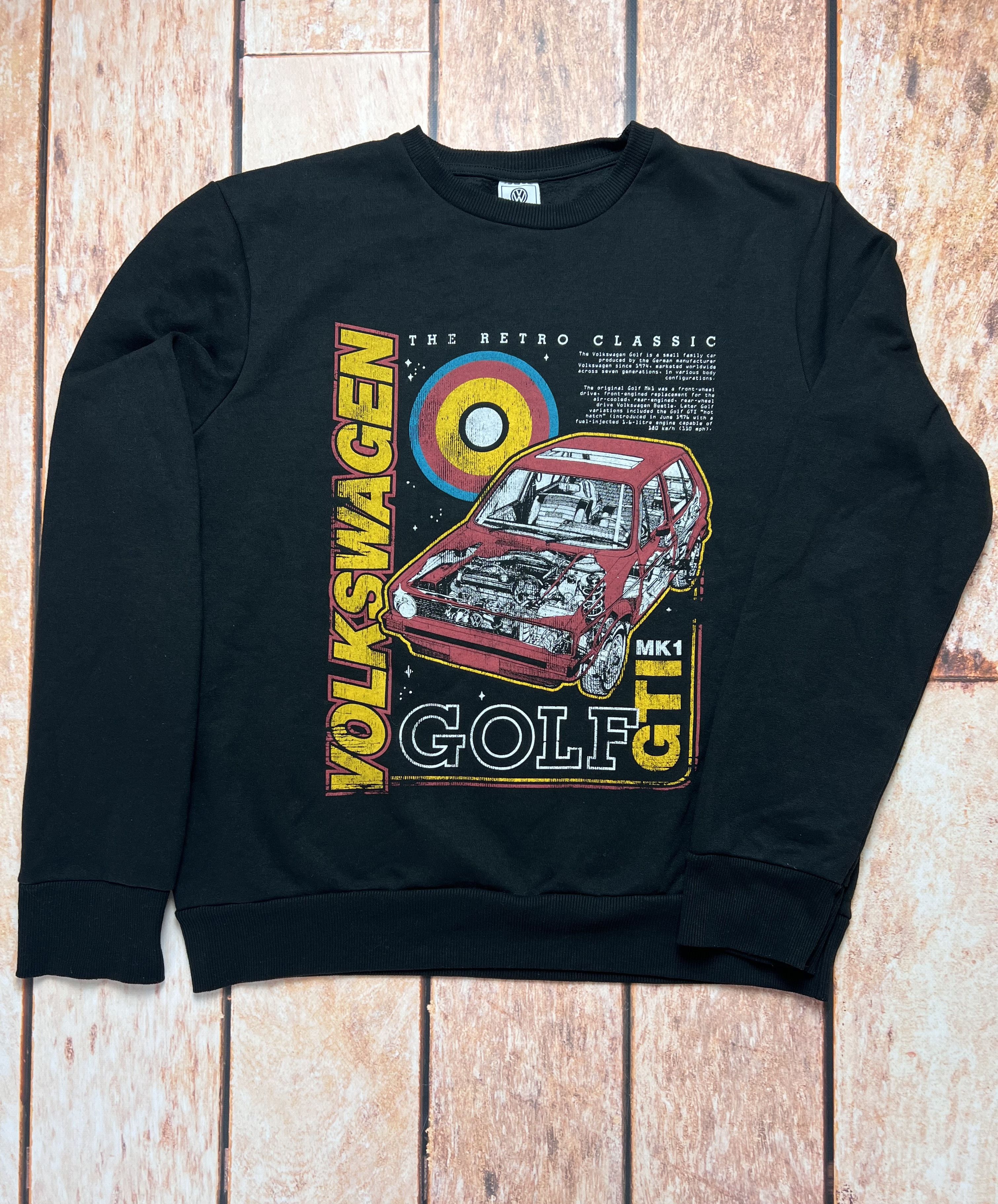 Volkswagen GTI Beschikbaar sinds 1976 Sweatshirt met capuchon voor heren, Zwart, XL