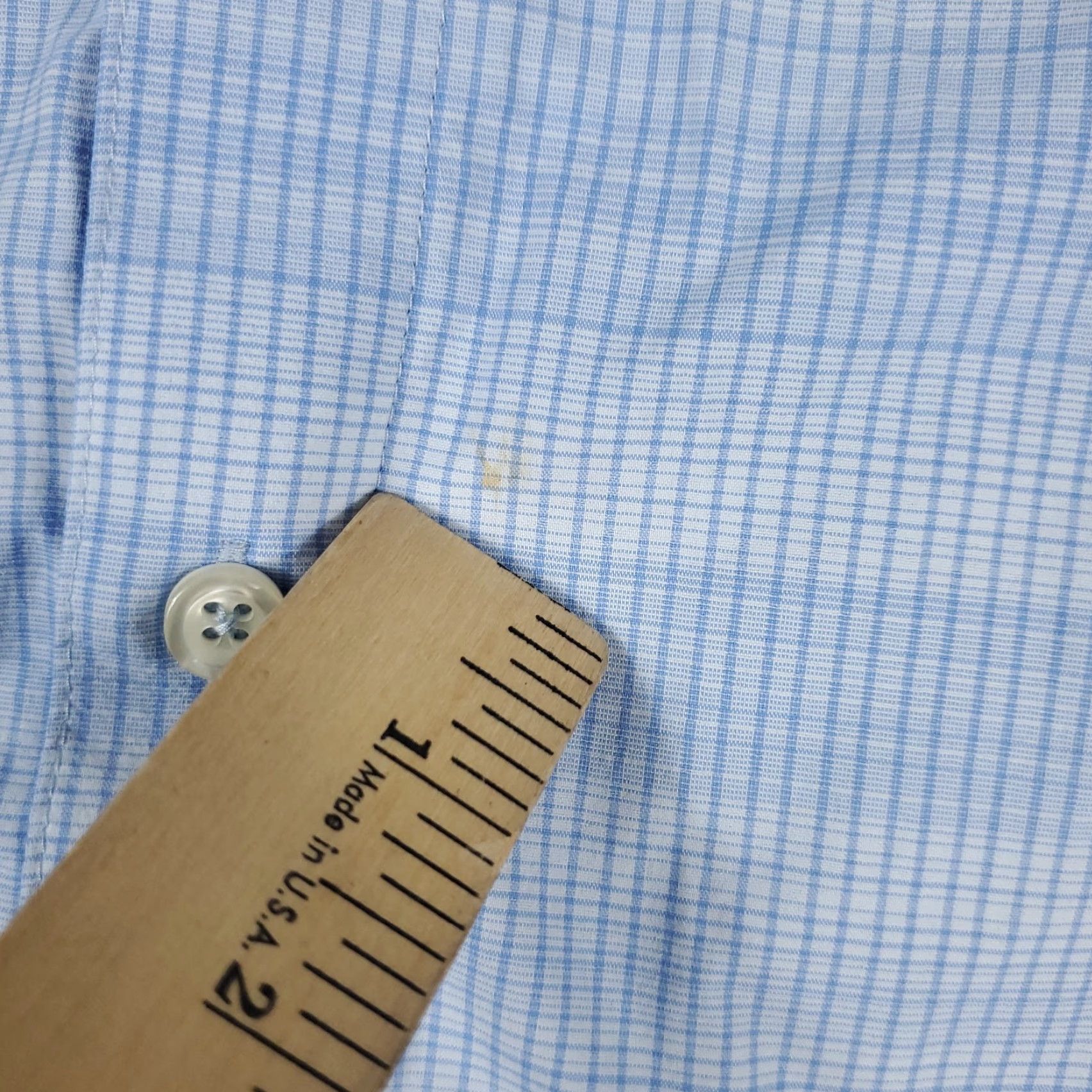 Tommy Bahama Tommy Bahama Shirt Mens Small Blue Plaid Nylon Button Up Long Sleeve Size US S / EU 44-46 / 1 - 3 Thumbnail