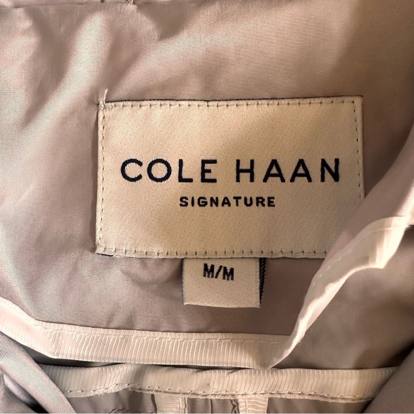 Cole Haan Cole Haan Packable Rain Jacket – Silver/Gray – Size M – EUC Size M / US 6-8 / IT 42-44 - 13 Thumbnail
