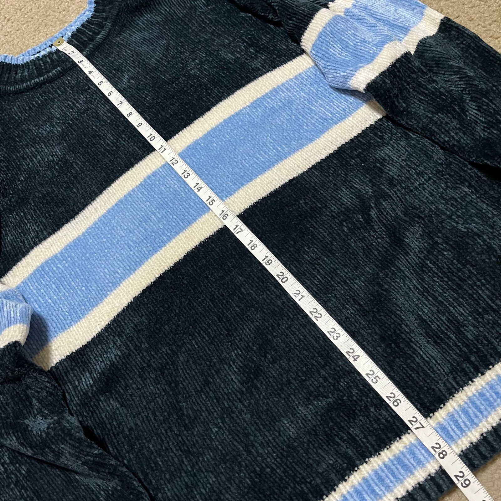 Other Y2K Diss Navy and Powder Blue Super Soft Sweater Large Size US L / EU 52-54 / 3 - 4 Thumbnail