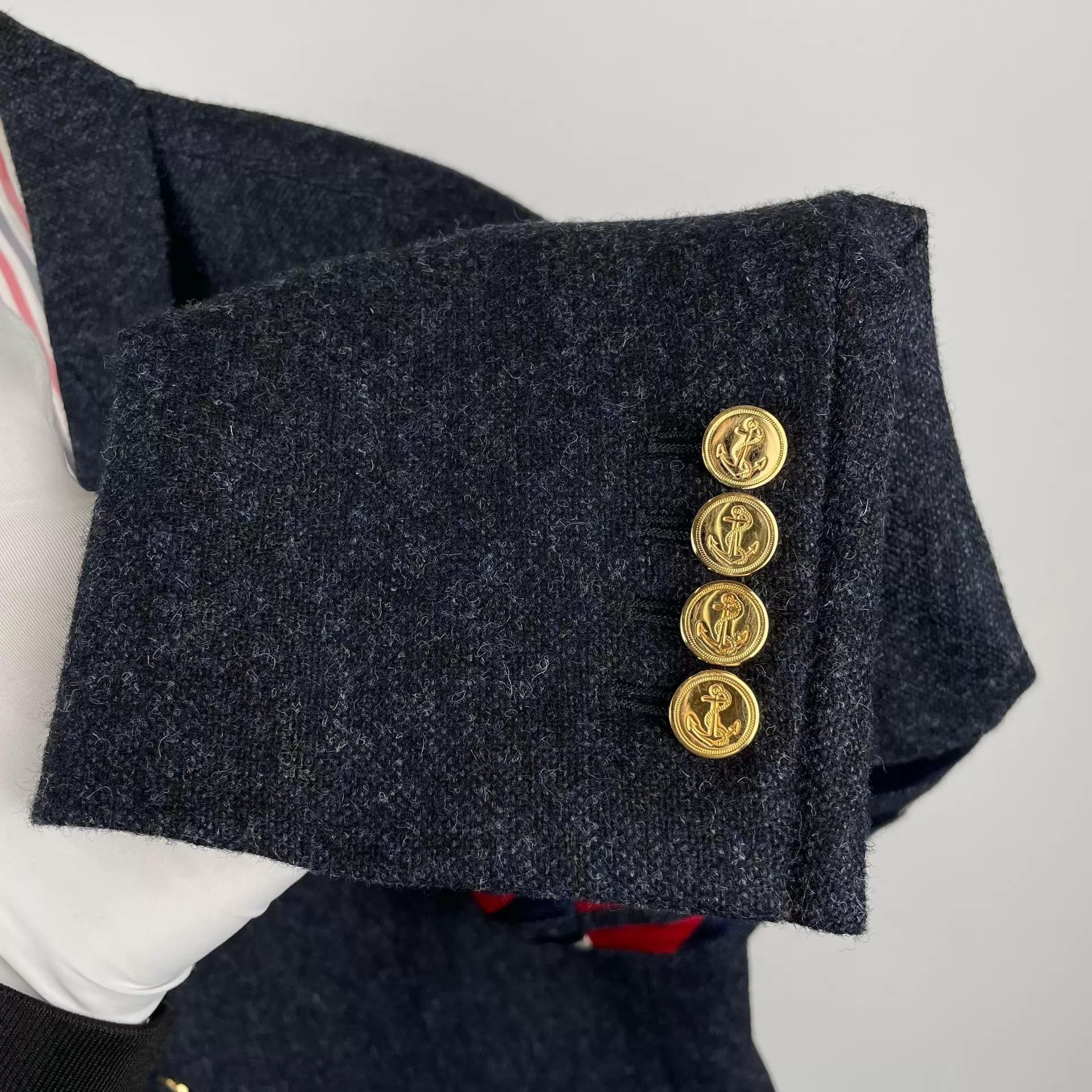 Thom Browne tb wool blazer black 3 Size US L / EU 52-54 / 3 - 3 Thumbnail