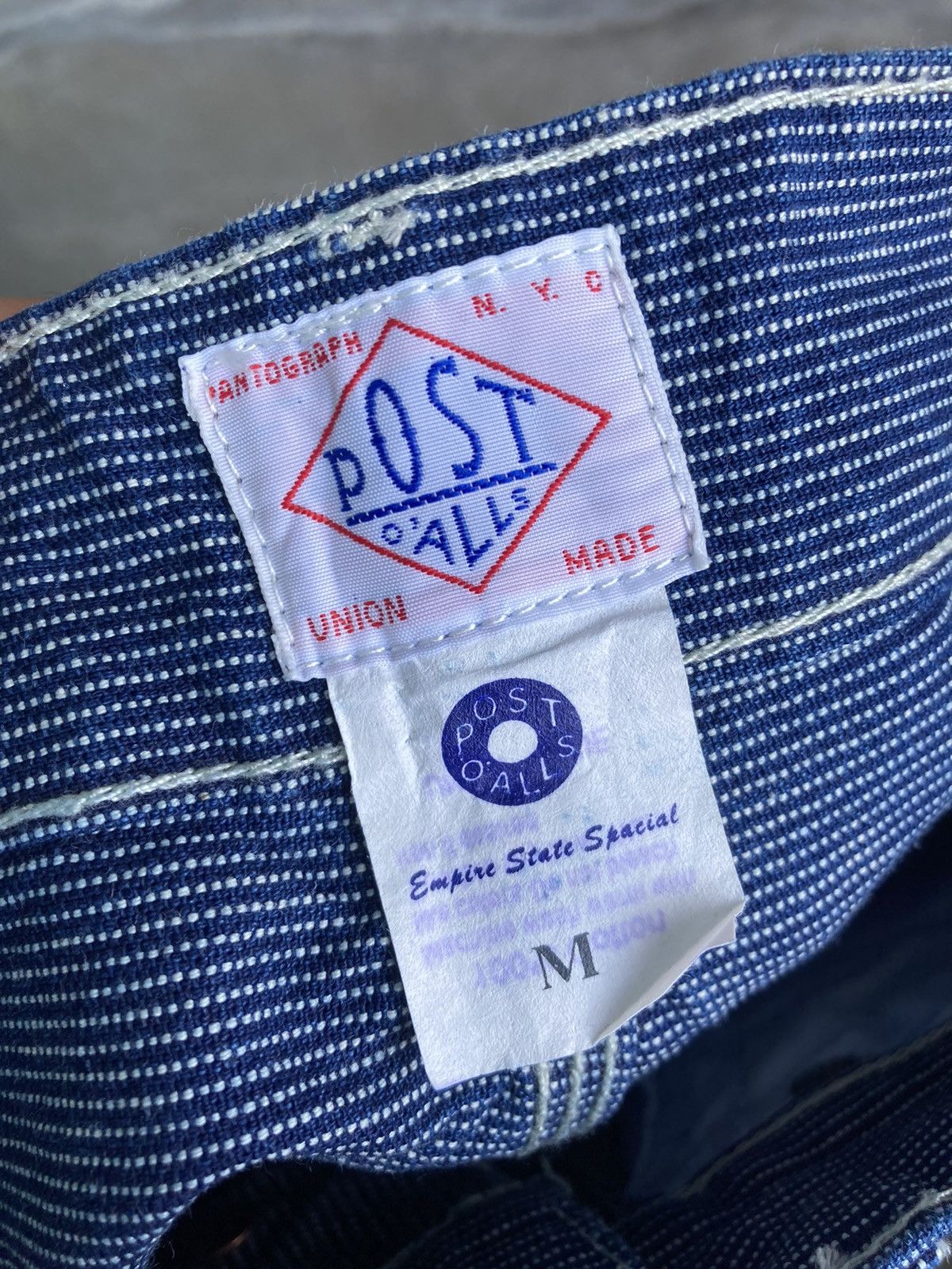 Other Post Overalls Pinstriped Pants Size US 30 / EU 46 - 7 Thumbnail