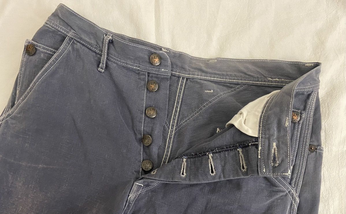 Kapital KAPITAL vintage weathering work pants Size US 29 - 8 Thumbnail