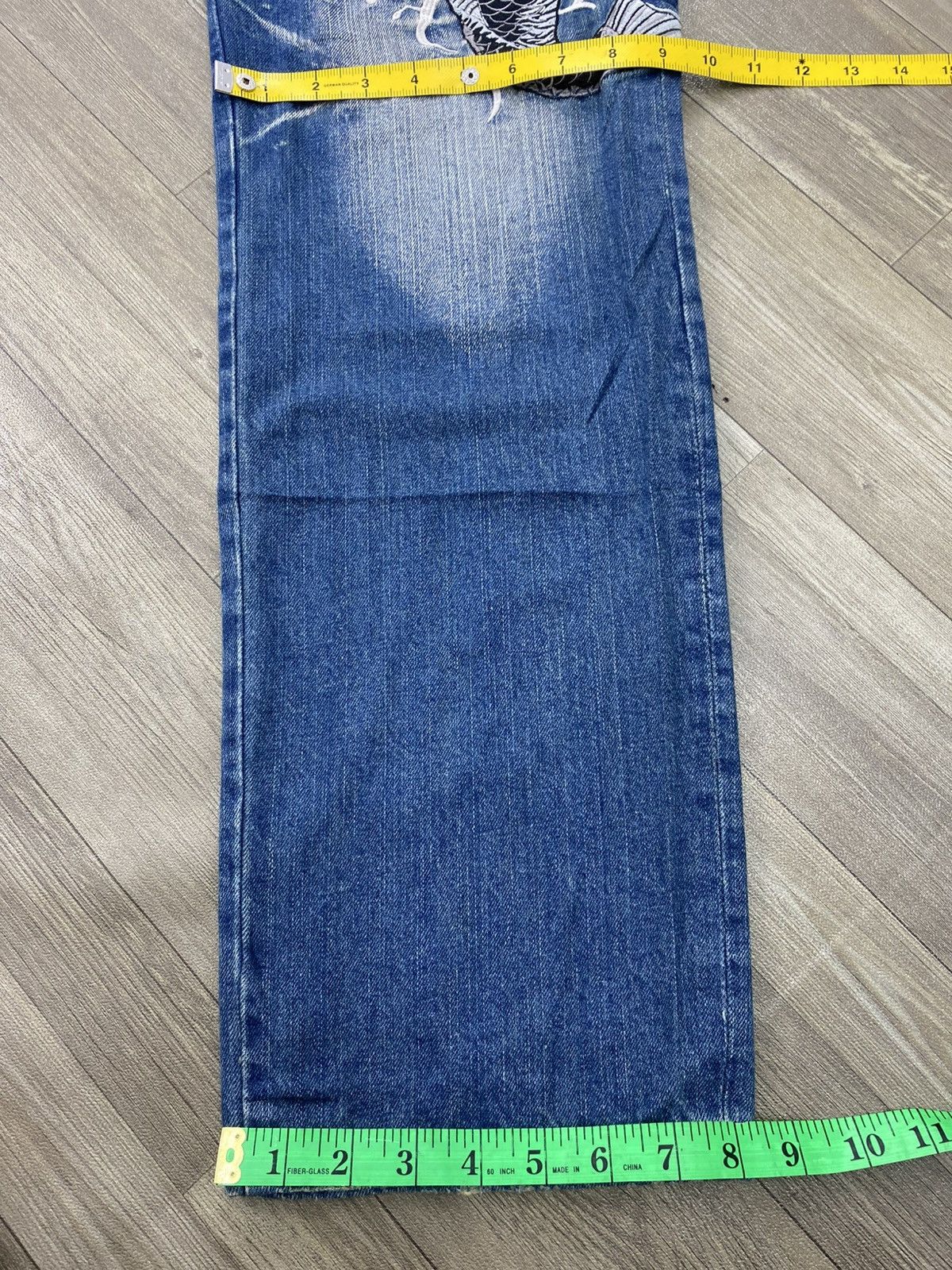 Karakuri Tamashii Dominate Karakuri Tamashii Koi Flowers Embroidery Jeans Y2K Size US 30 / EU 46 - 20 Thumbnail