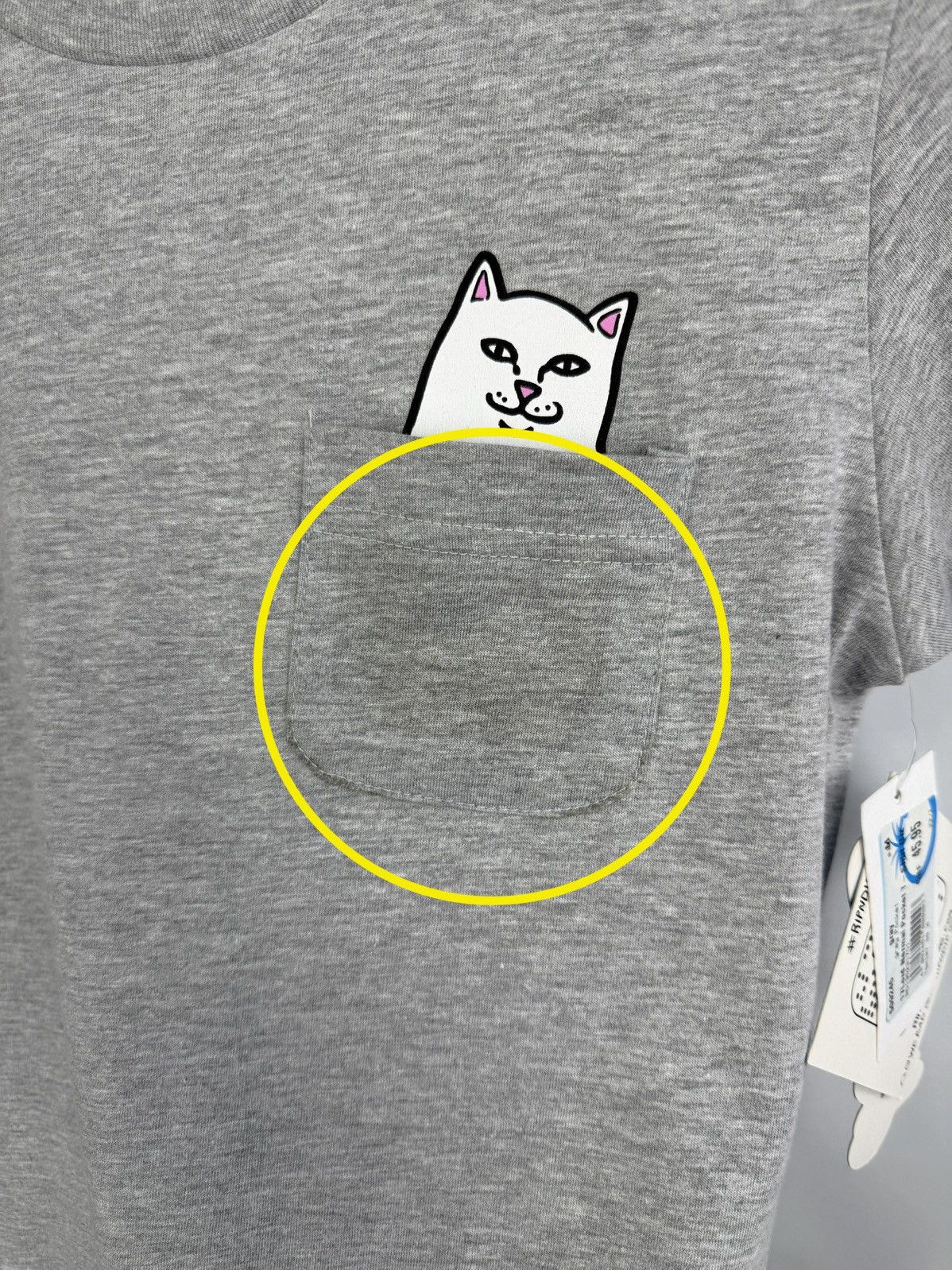 RIPNDIP NWT❗️ RIPNDIP Lord Nermal Pocket T-Shirt Cat Fack Rare Size M / US 6-8 / IT 42-44 - 10 Thumbnail