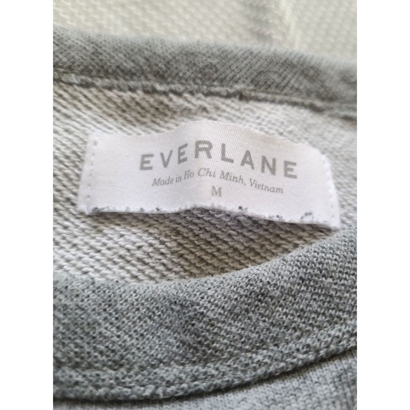 Everlane Everlane Womens Medium Gray Cotton Sweatshirt Graphic Print Pullover Size M / US 6-8 / IT 42-44 - 6 Thumbnail