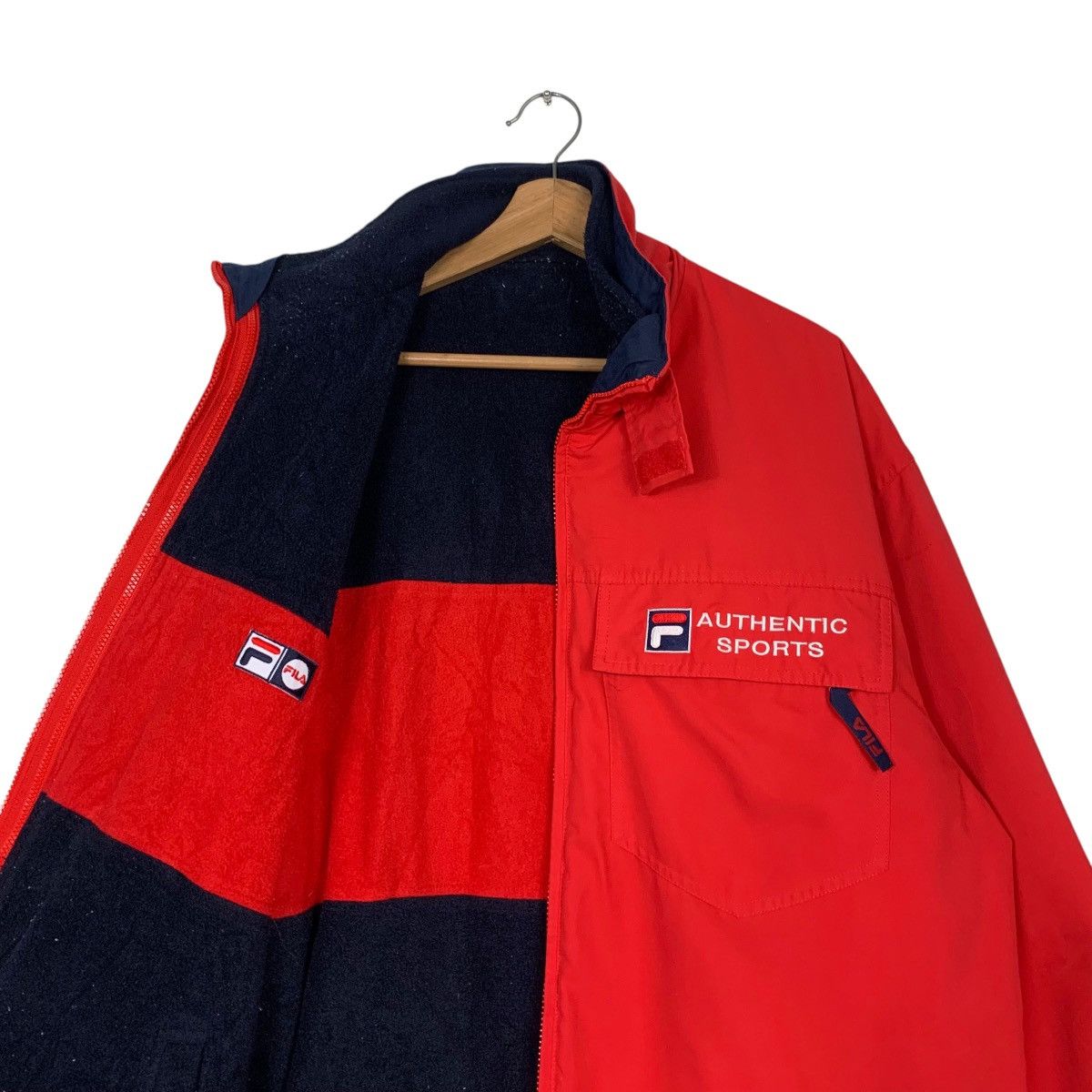 Fila Vintage 90's FILA Sports Red Jacket #2511-C113 Size US XL / EU 56 / 4 - 10 Thumbnail