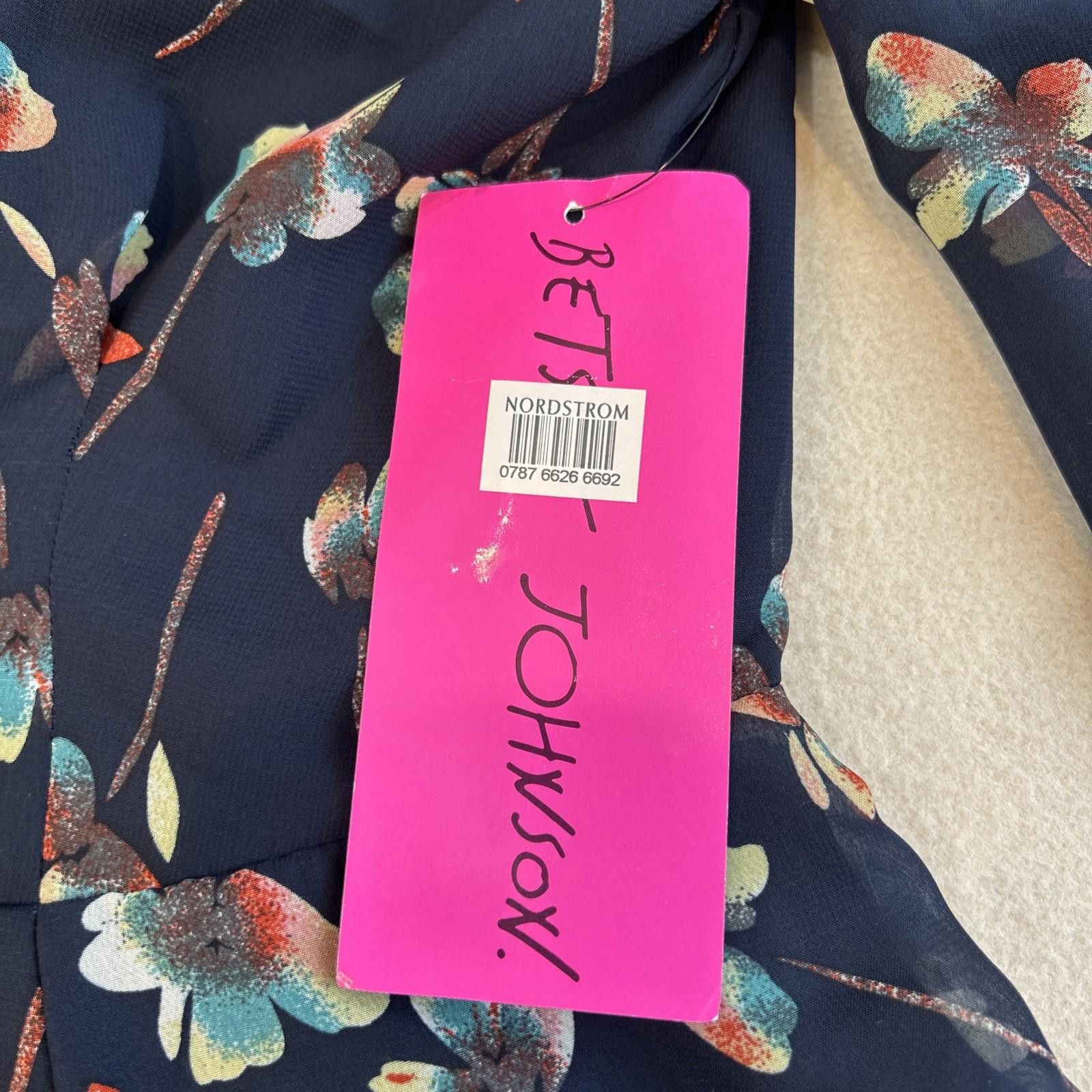 Other Betsey Johnson Sheer Black Floral Sleeve Dress Sz8 Nordstrom Size M / US 6-8 / IT 42-44 - 3 Thumbnail