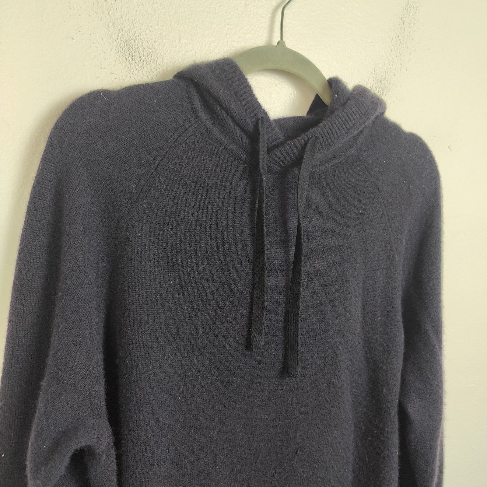Cos COS Cashmere Hoodie Mens Medium Black Pullover Size US M / EU 48-50 / 2 - 2 Thumbnail
