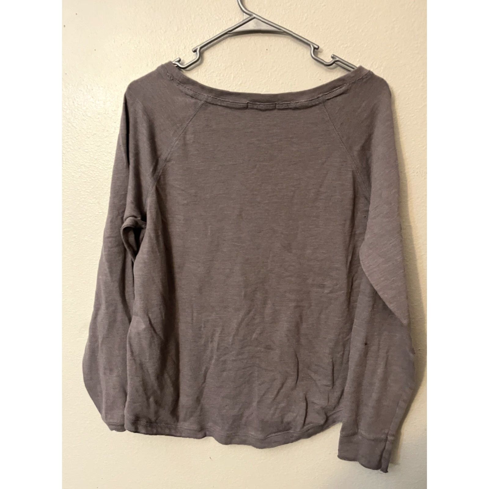 Aeropostale Aeropostale Women's Sweater Long Sleeve Knit Herringbone Gray XL Pullover Womens Size XL / US 12-14 / IT 48-50 - 3 Thumbnail