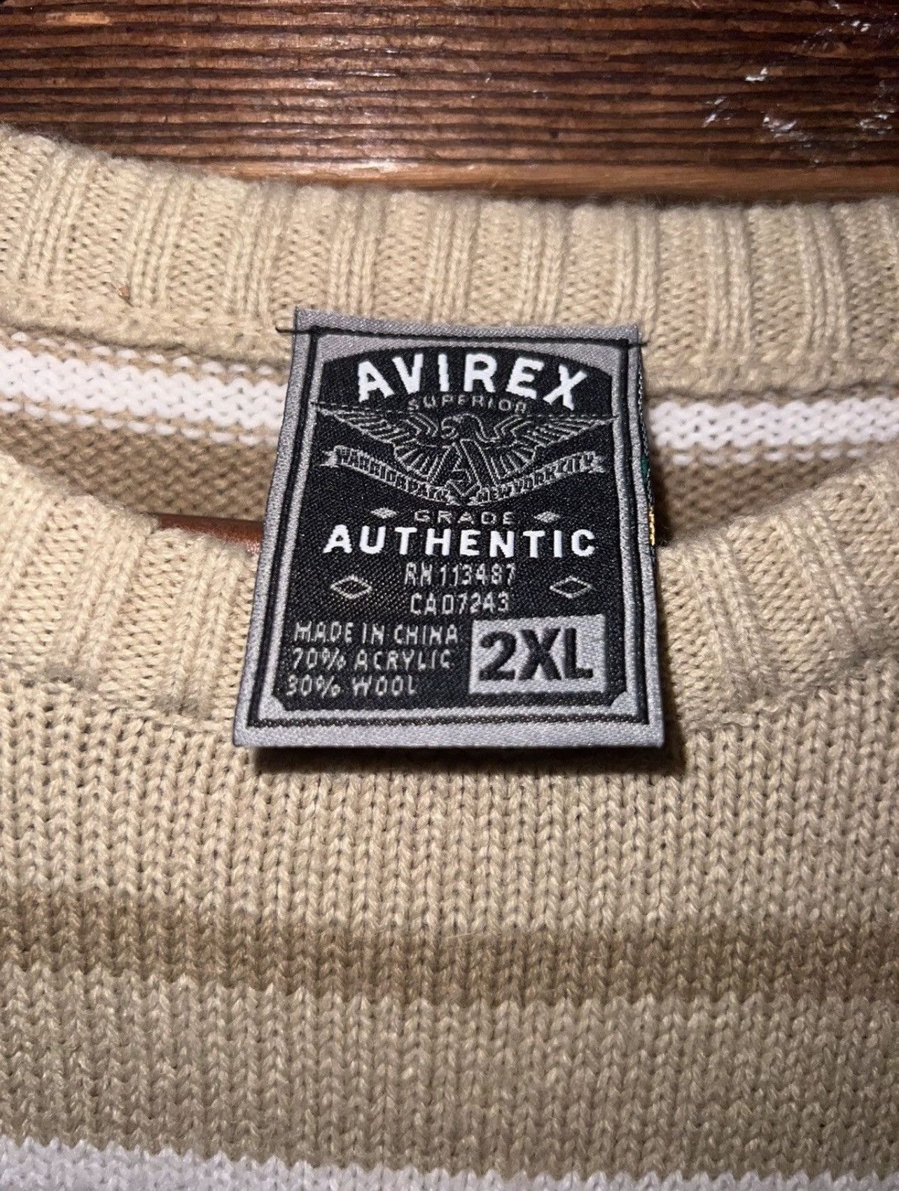 Avirex × Coogi Vintage Avirex striped longsleeve Size US XXL / EU 58 / 5 - 3 Thumbnail
