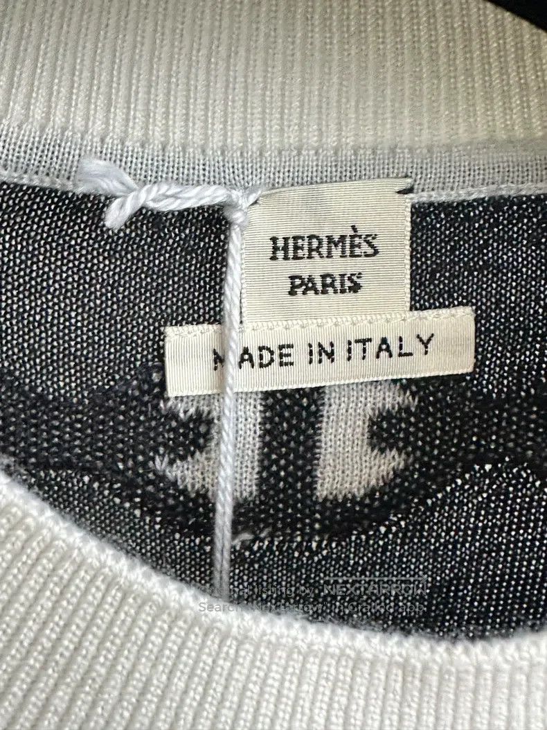 Hermes Hermes Chaines d'Ancre Pig Nose Knit Long Sleeve Size XS / US 0-2 / IT 36-38 - 2 Thumbnail