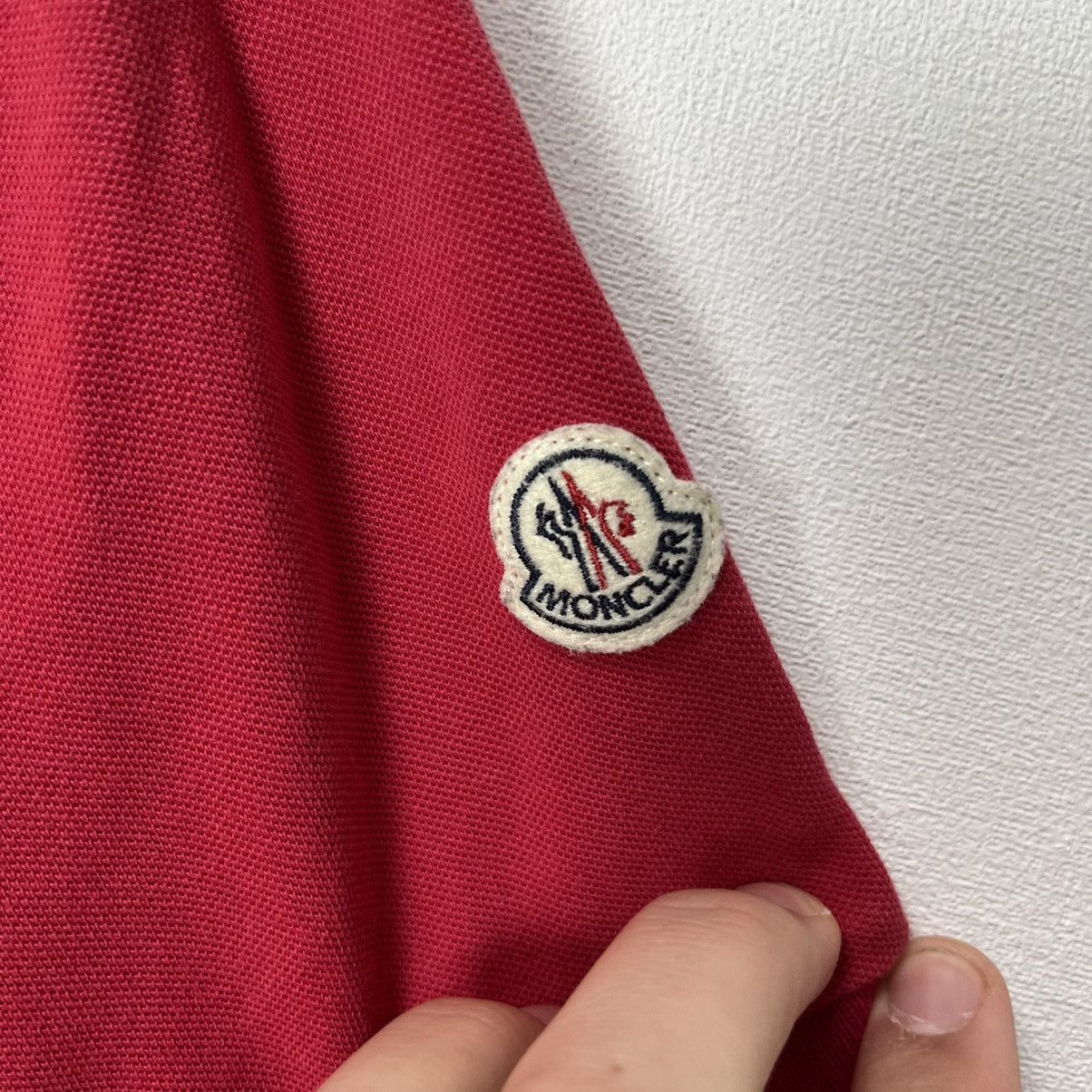 Moncler Moncler Polo T-shirt Size US L / EU 52-54 / 3 - 5 Thumbnail