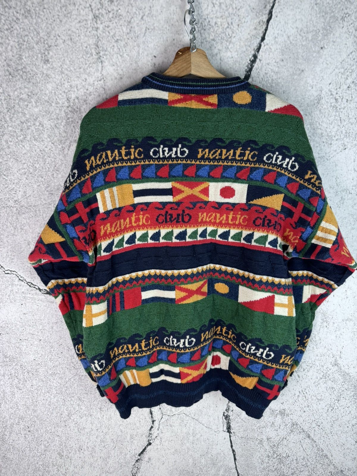 Japanese Brand Japanese Flag multicolor Sweater Knit Streetwear Size US M / EU 48-50 / 2 - 2 Thumbnail