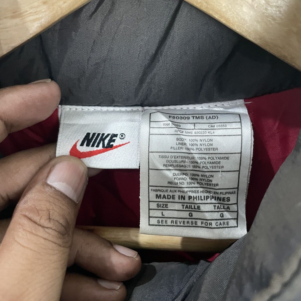 Nike Vintage 90s Nike Embroidery Logo Jacket Size US XXL / EU 58 / 5 - 5 Thumbnail