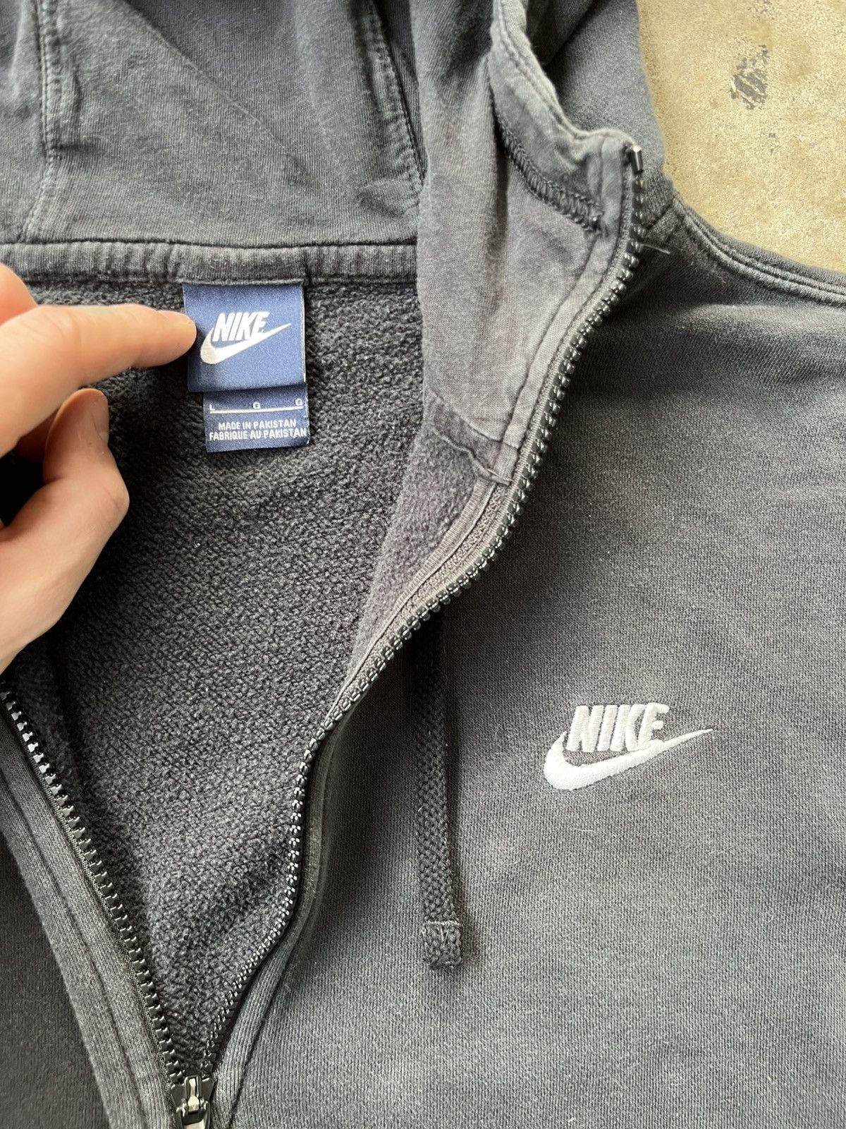 Nike Perfect Y2K Black Nike Quarterzip Hoodie Size US L / EU 52-54 / 3 - 3 Thumbnail