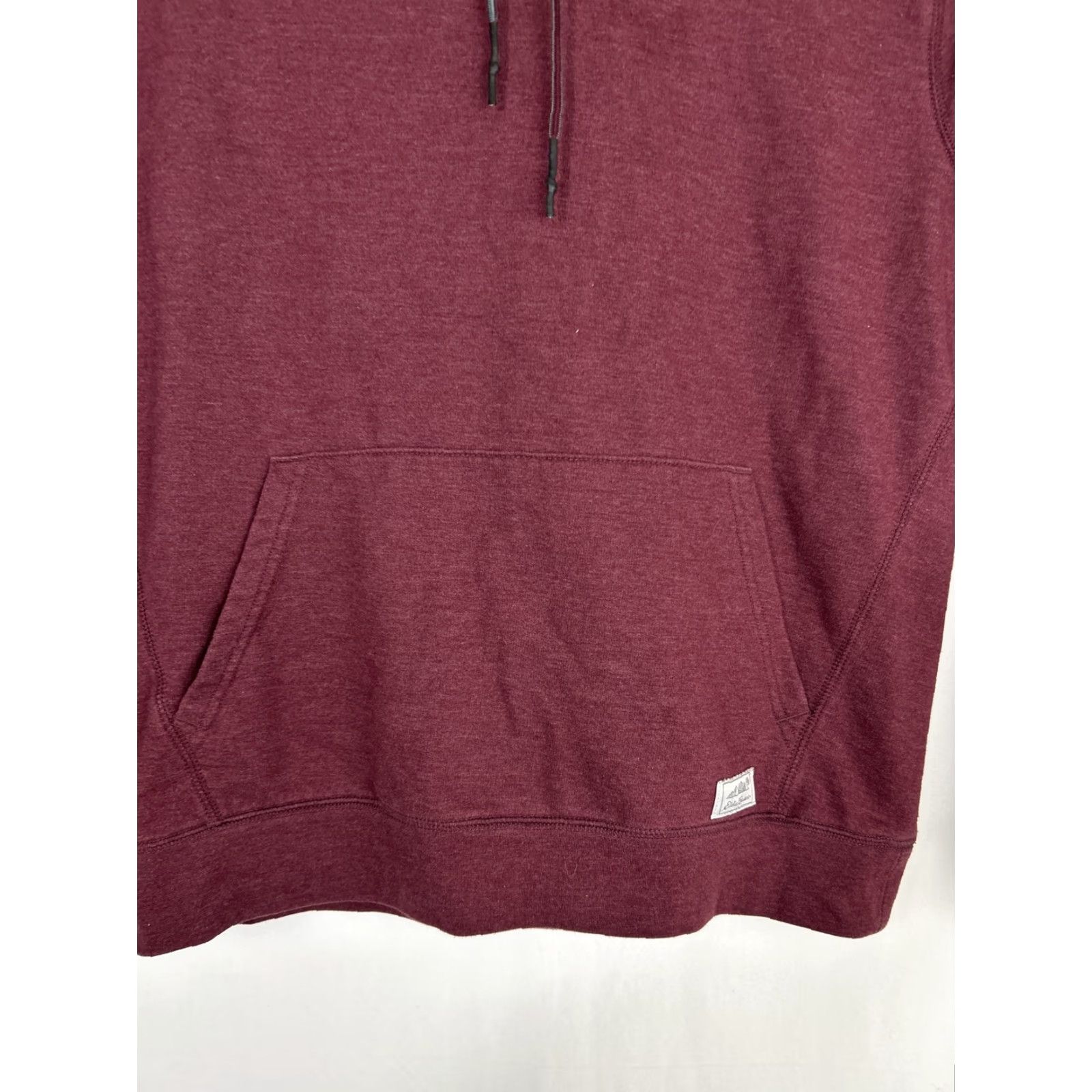 Eddie Bauer VINTAGE Eddie Bauer Mens Hoodie Pullover Everyday Cotton Blend Red Maroon M Adult Mens Size US M / EU 48-50 / 2 - 5 Thumbnail