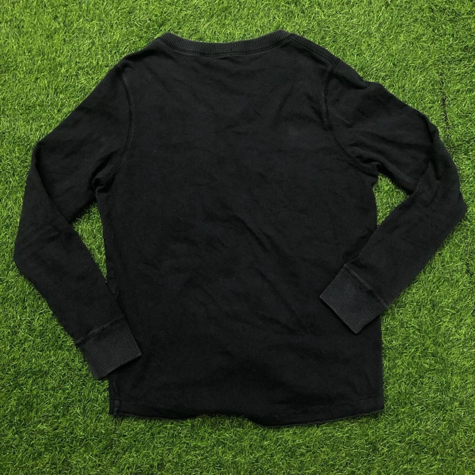 Other Navy Anden Hud Daytona Beach Embroidered Long Sleeve V-Neck Size XL / US 12-14 / IT 48-50 - 2 Thumbnail