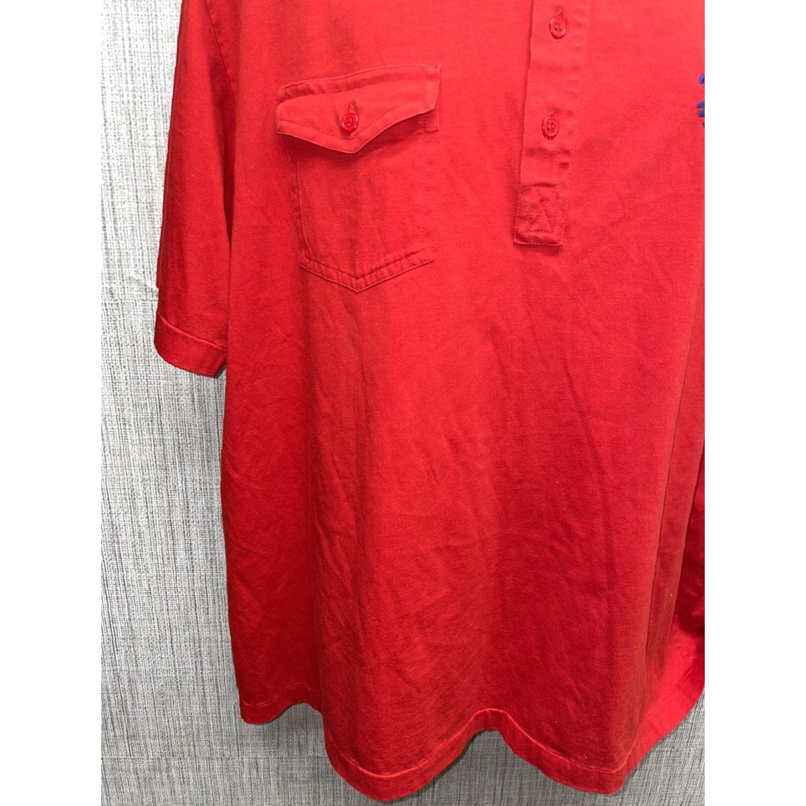 Logo 7 VINTAGE Logo 7 Polo Shirt Men XL Red Arizona Wildcats USA Pocket Retro Size US XL / EU 56 / 4 - 3 Thumbnail