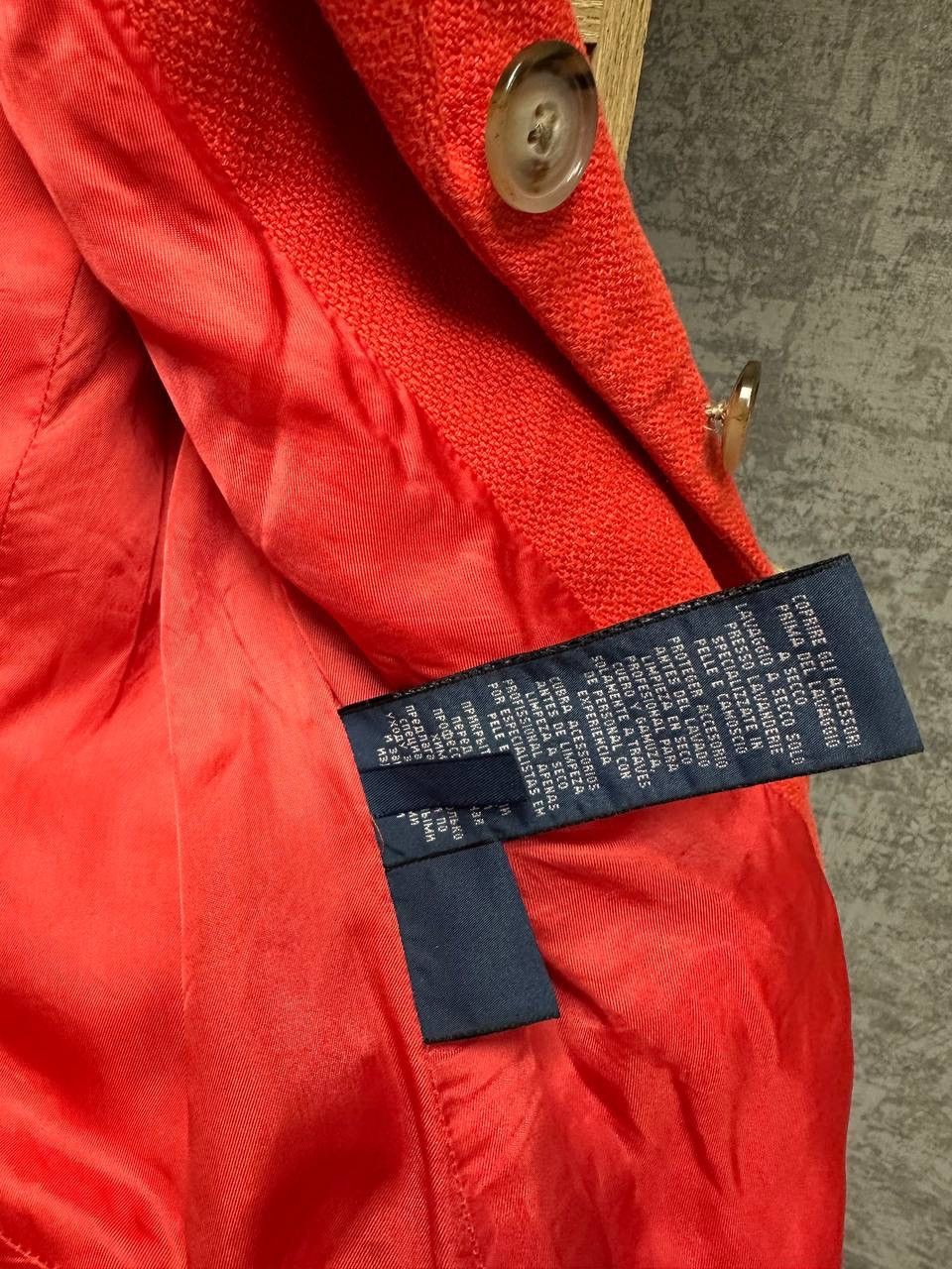 Polo Ralph Lauren × Vintage Polo Ralph Lauren Orange Women’s PRL Blazer Jacket Size M / US 6-8 / IT 42-44 - 11 Thumbnail