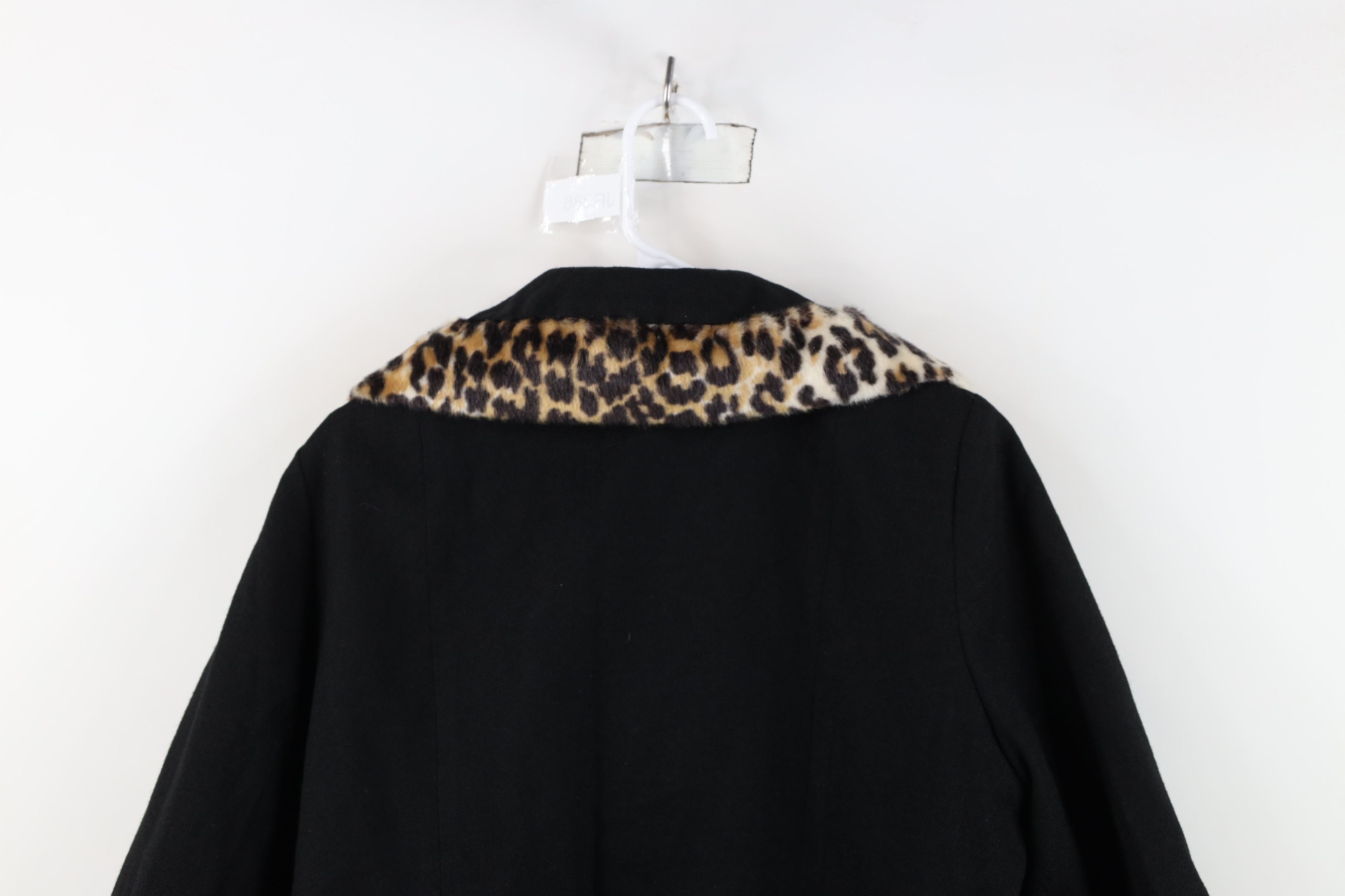 Vintage Vintage 50s Rockabilly Cheetah Trim Blazer Jacket USA Size XL / US 12-14 / IT 48-50 - 13 Thumbnail
