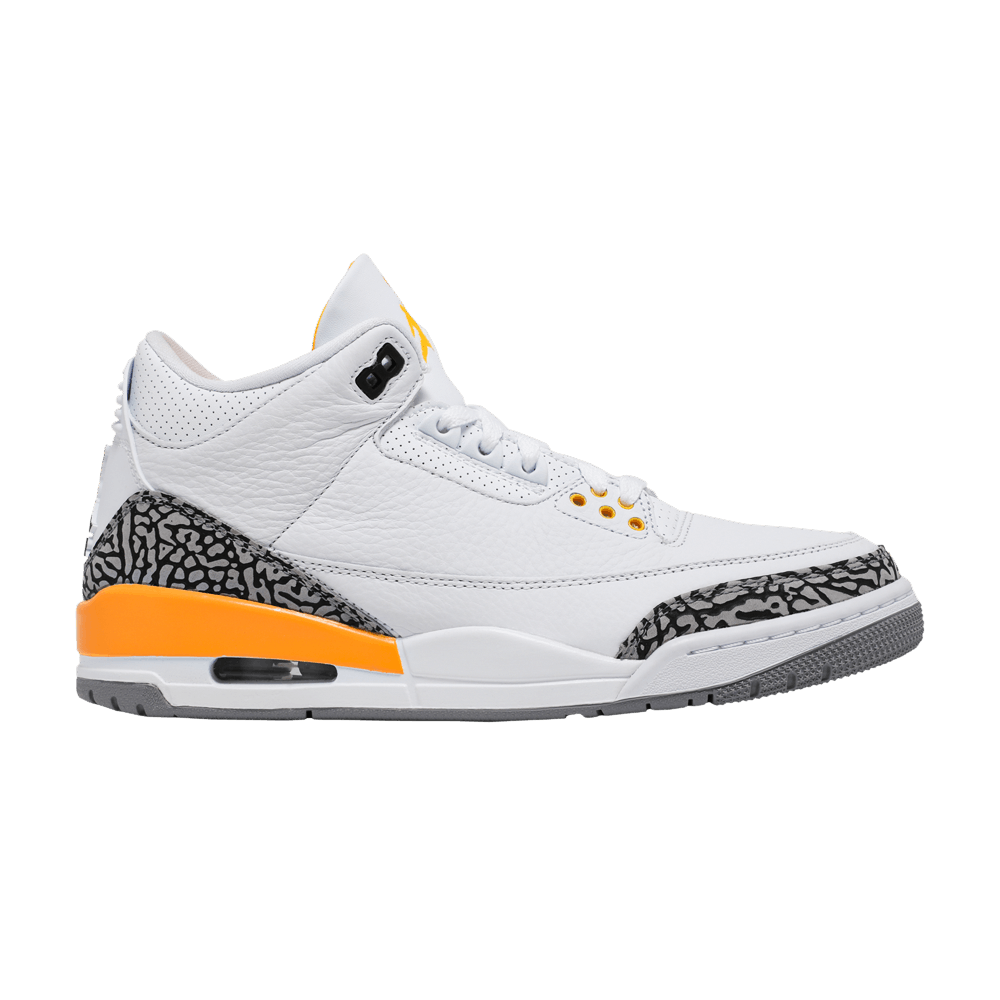 image of Wmns Air Jordan 3 Retro Laser Orange Shoes, Women's (Size 9)