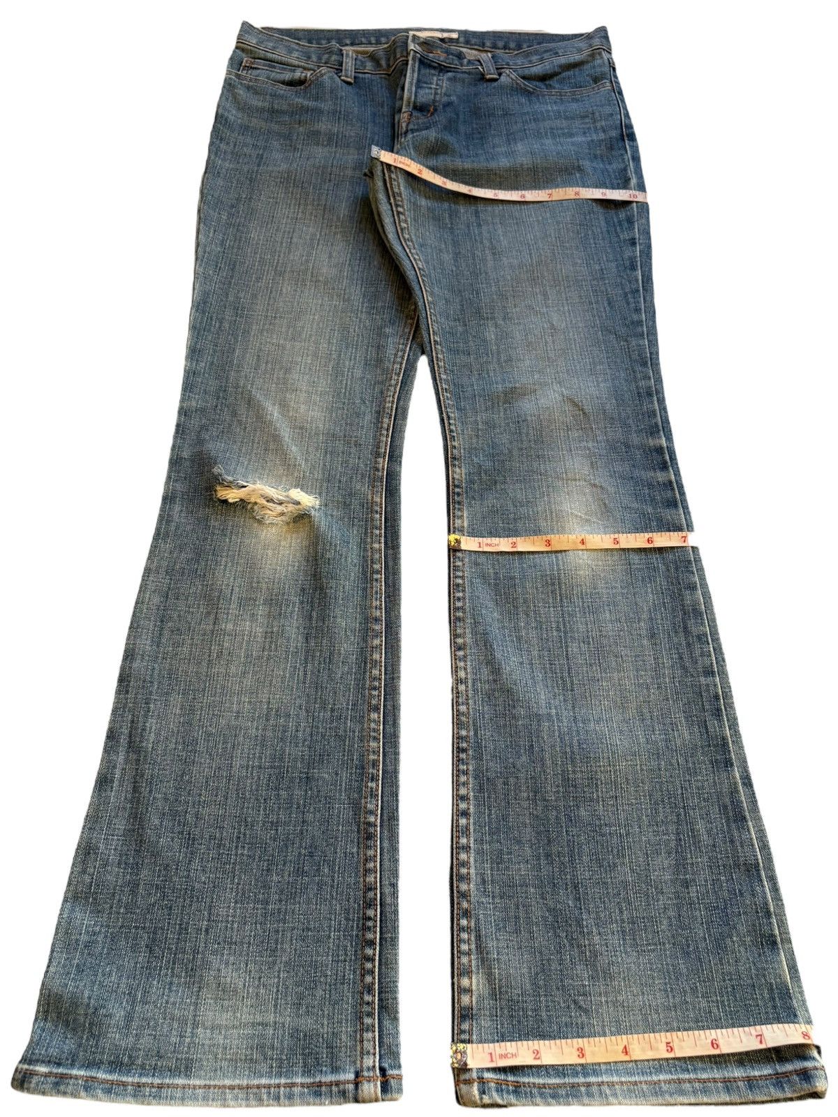 Japanese Brand Vintage Japanese Brand Mud Wash Distress Bootcut Flare Jeans Size US 31 - 13 Thumbnail