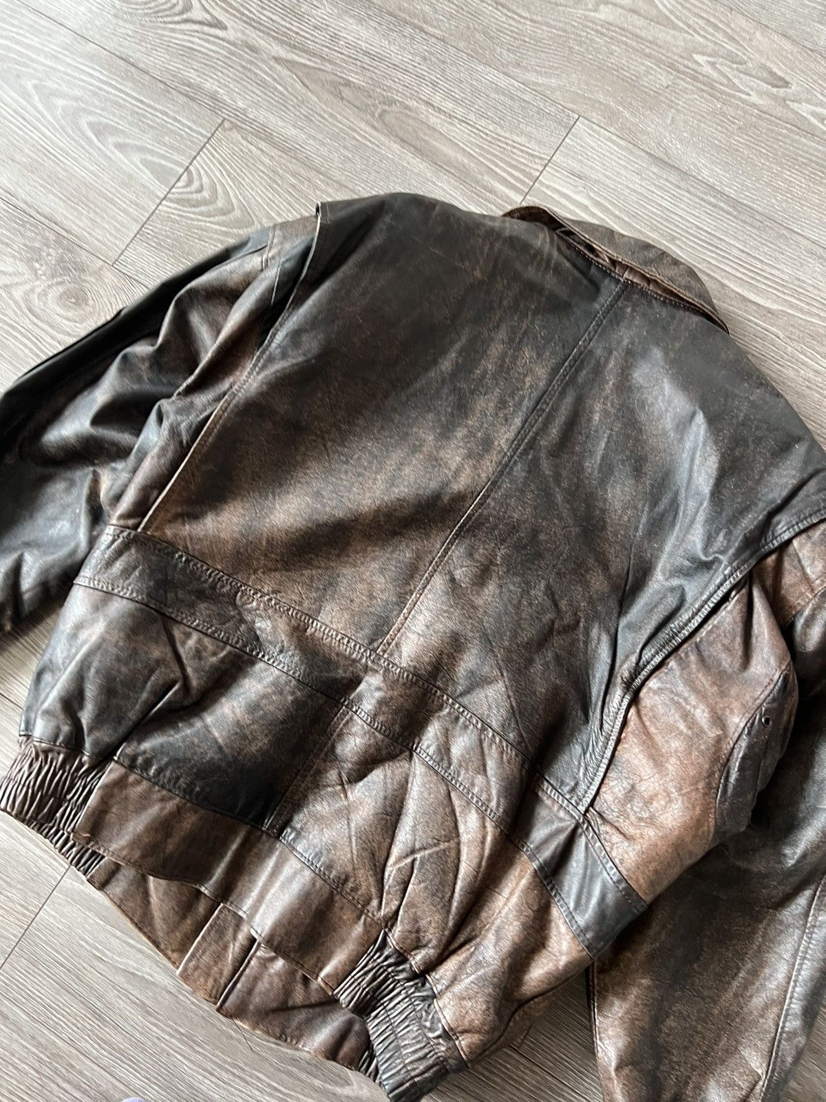 Genuine Leather ‼️Vibtage 60s RRP:600$!Paris Dakar 100% Leather Jacket‼️ Size US L / EU 52-54 / 3 - 17 Thumbnail