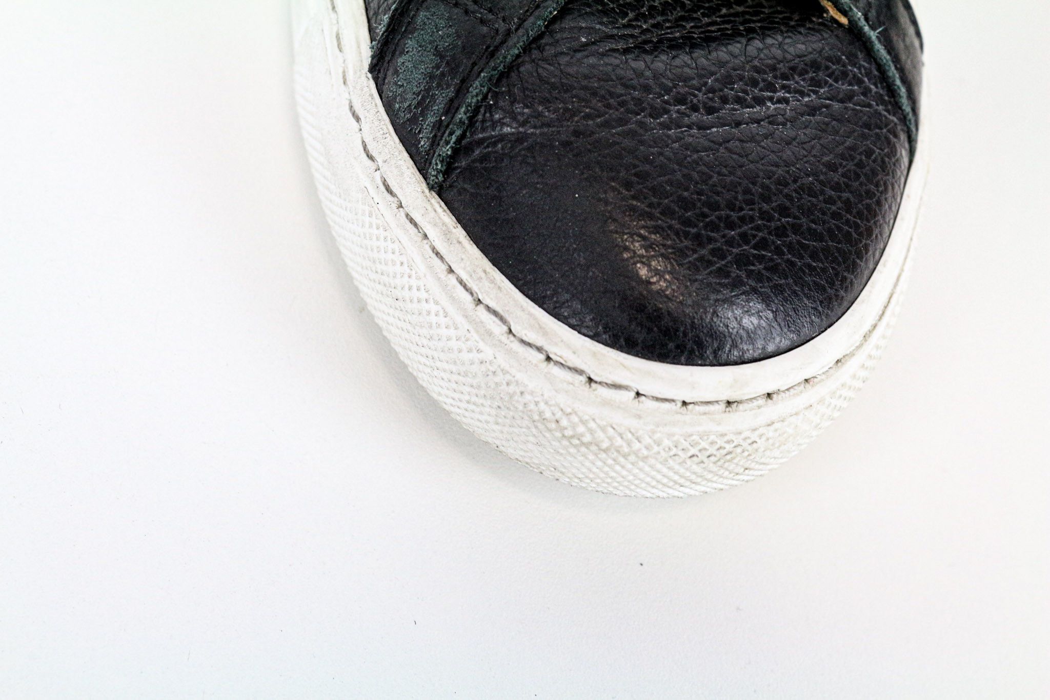Suitsupply EU42 Black Grained Leather Sneakers 74315 Size US 9 / EU 42 - 10 Thumbnail