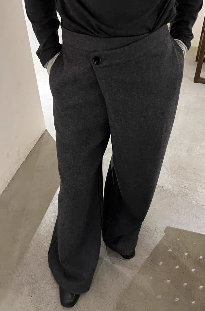 Japanese Brand × Vintage Cleanfit retro fashion premium wrap wool pants Size US 28 / EU 44 - 8 Thumbnail