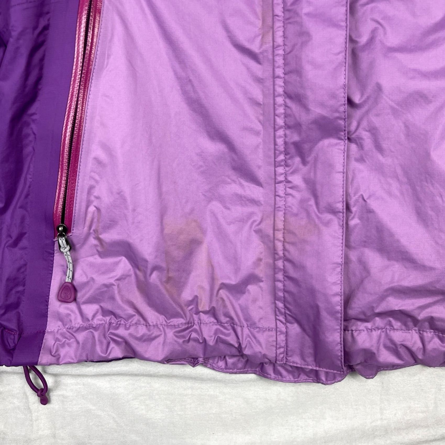 Mountain Hardwear Mountain Hardwear Rain Jacket Womens XS Purple Hooded Full Zip Waterproof Jacket Size XS / US 0-2 / IT 36-38 - 5 Thumbnail