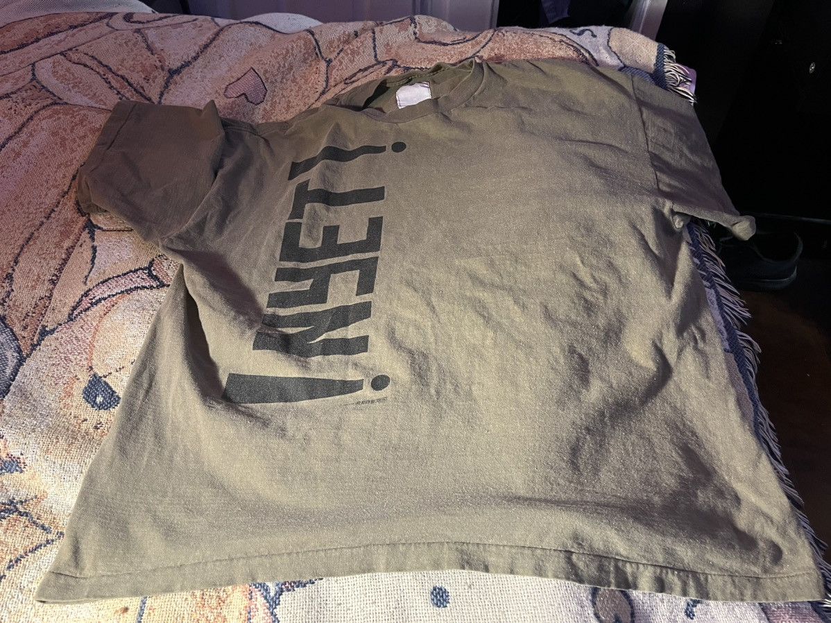 image of Russia x Vintage (1988) “Red Square Wear” !nyet! Shirt in Grey, Men's (Size Large)