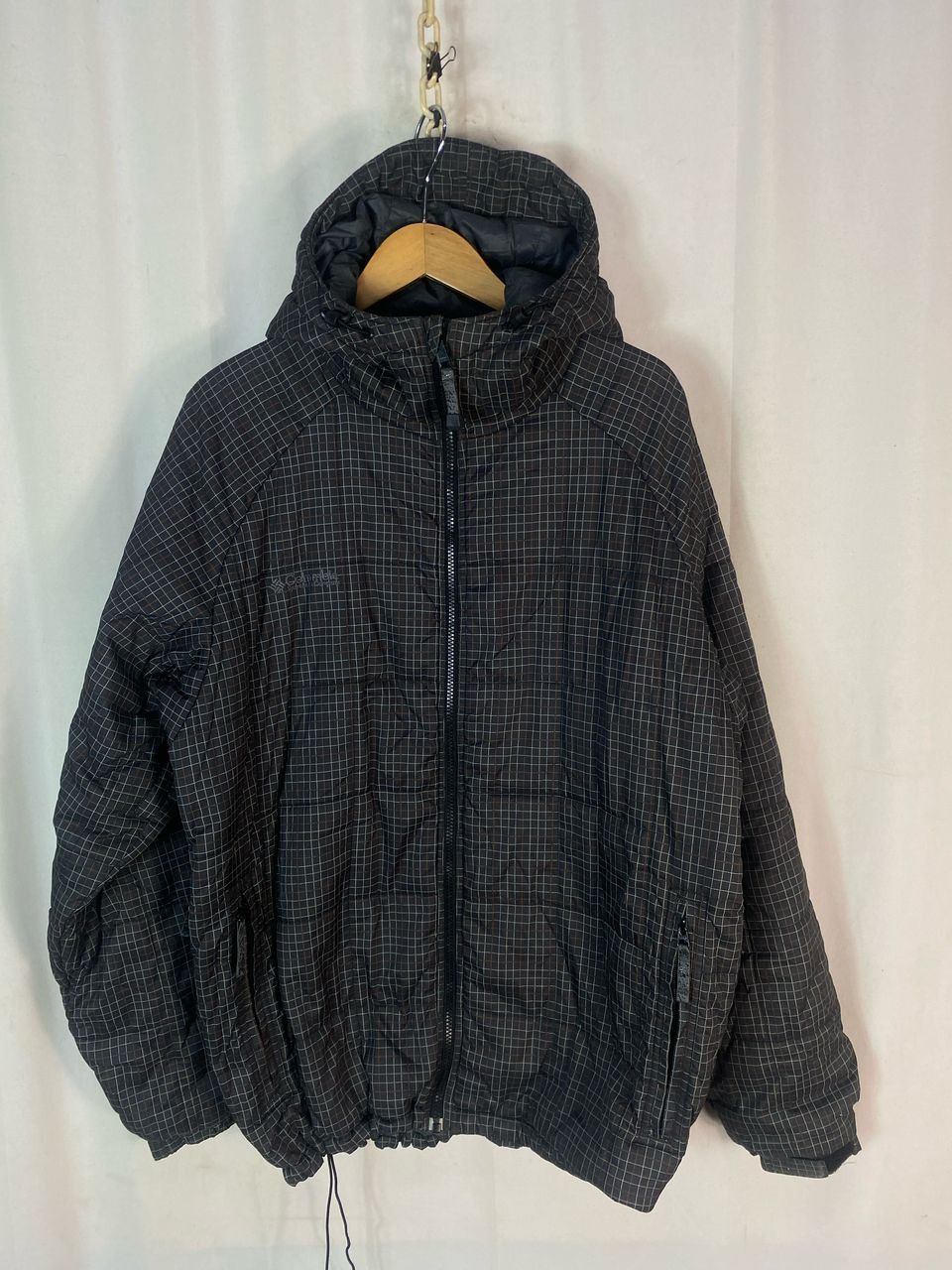 Columbia Colombia down puffer hoodie zipper jacket Size US XL / EU 56 / 4 - 9 Thumbnail