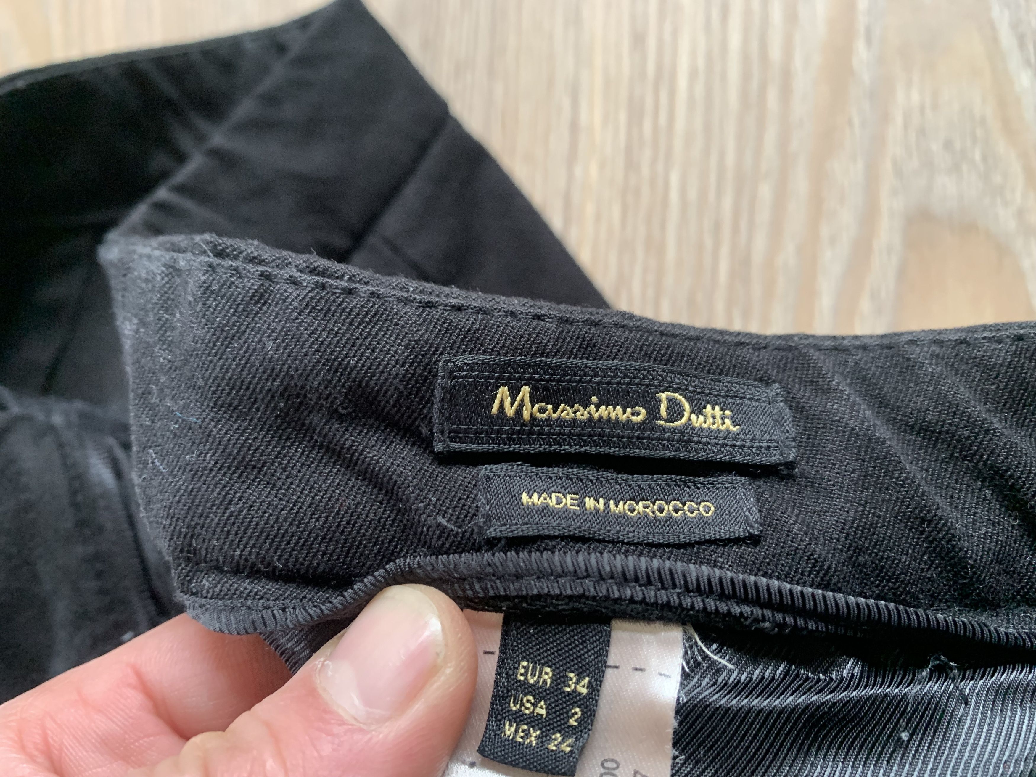 Massimo Dutti Women’s Massimo Dutti Black Slim Fit Trousers Size 26" / US 2 / IT 38 - 6 Thumbnail