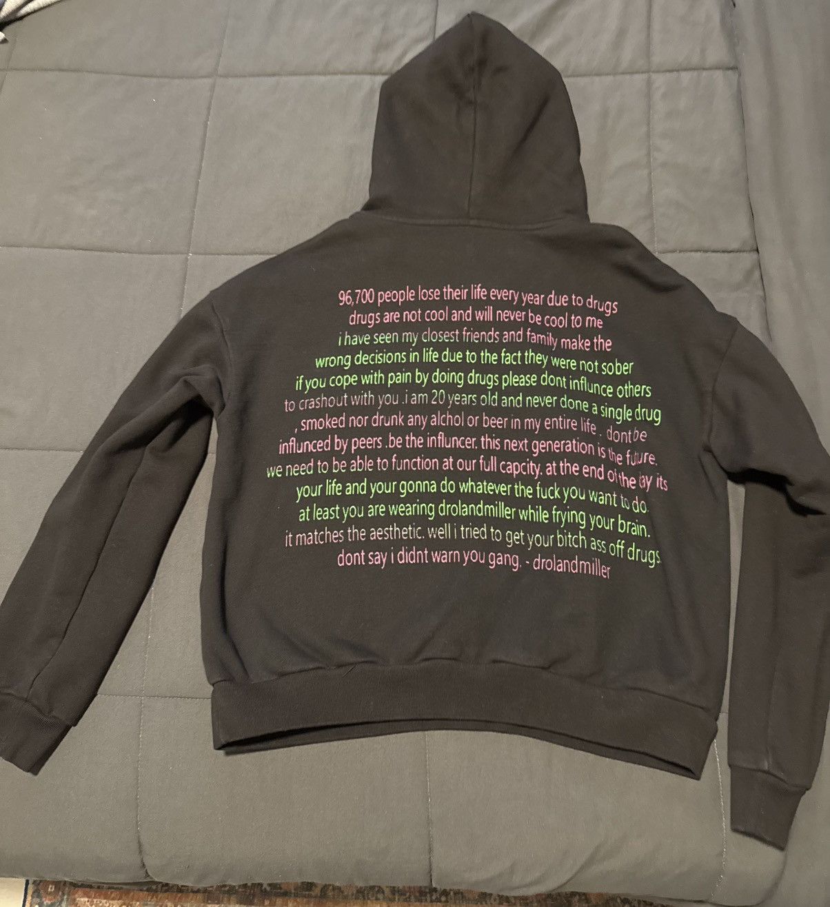 Droland Miller Droland Miller “Your Love is My Drug” Hoodie Size US M / EU 48-50 / 2 - 3 Thumbnail