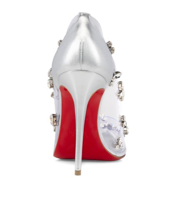 Christian Louboutin o1s1wg110924 Heeled Pumps in Silver Size US 8 / IT 38 - 3 Thumbnail