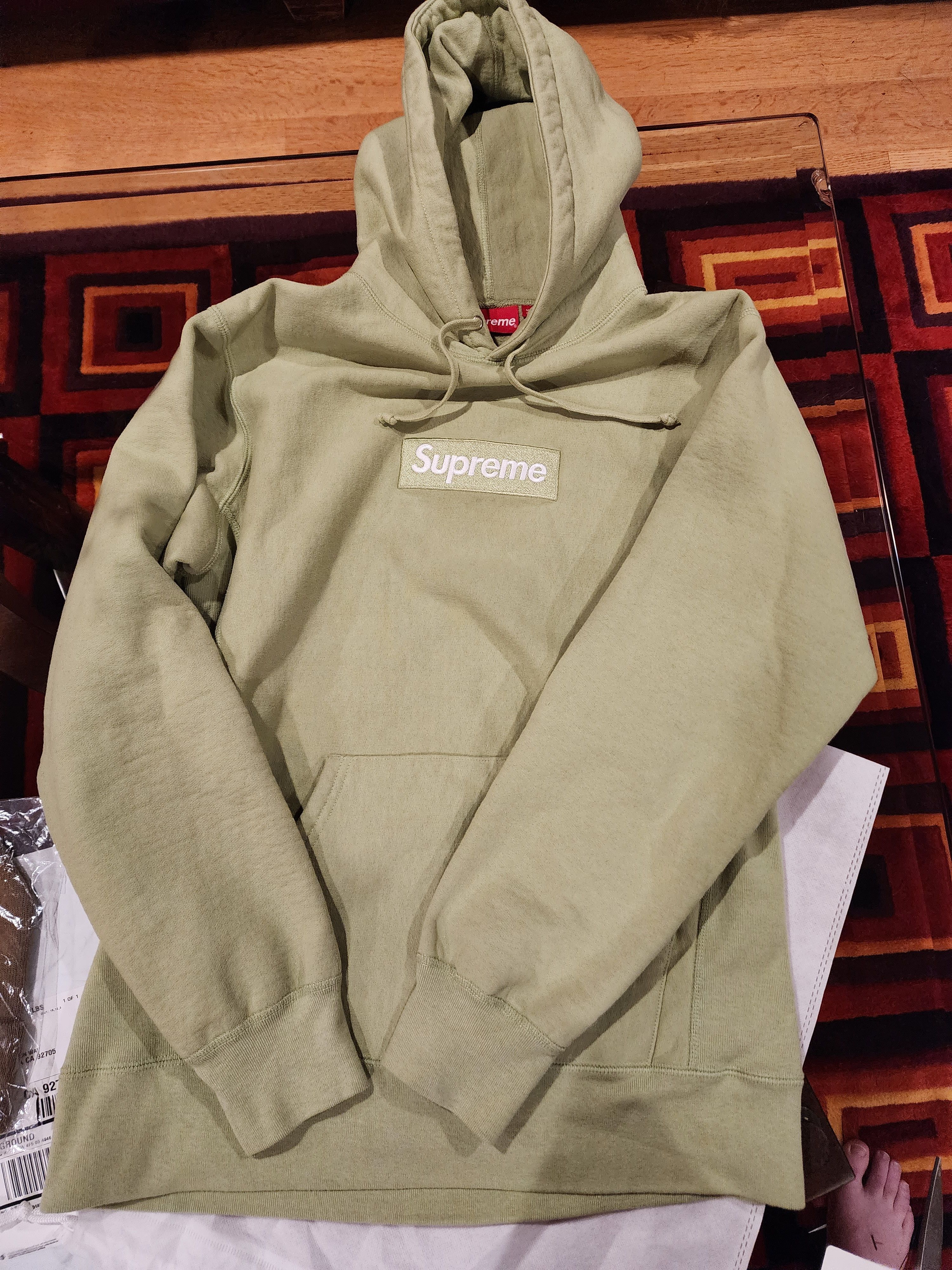 Supreme Supreme FW16 Sage Box Logo Hoodie Large Size US L / EU 52-54 / 3 - 3 Thumbnail