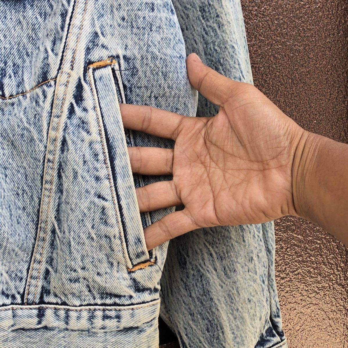 Wrangler VTG 80s Wrangler Blue Bell’s Acid Wash Denim Trucker Jacket Size US M / EU 48-50 / 2 - 4 Thumbnail