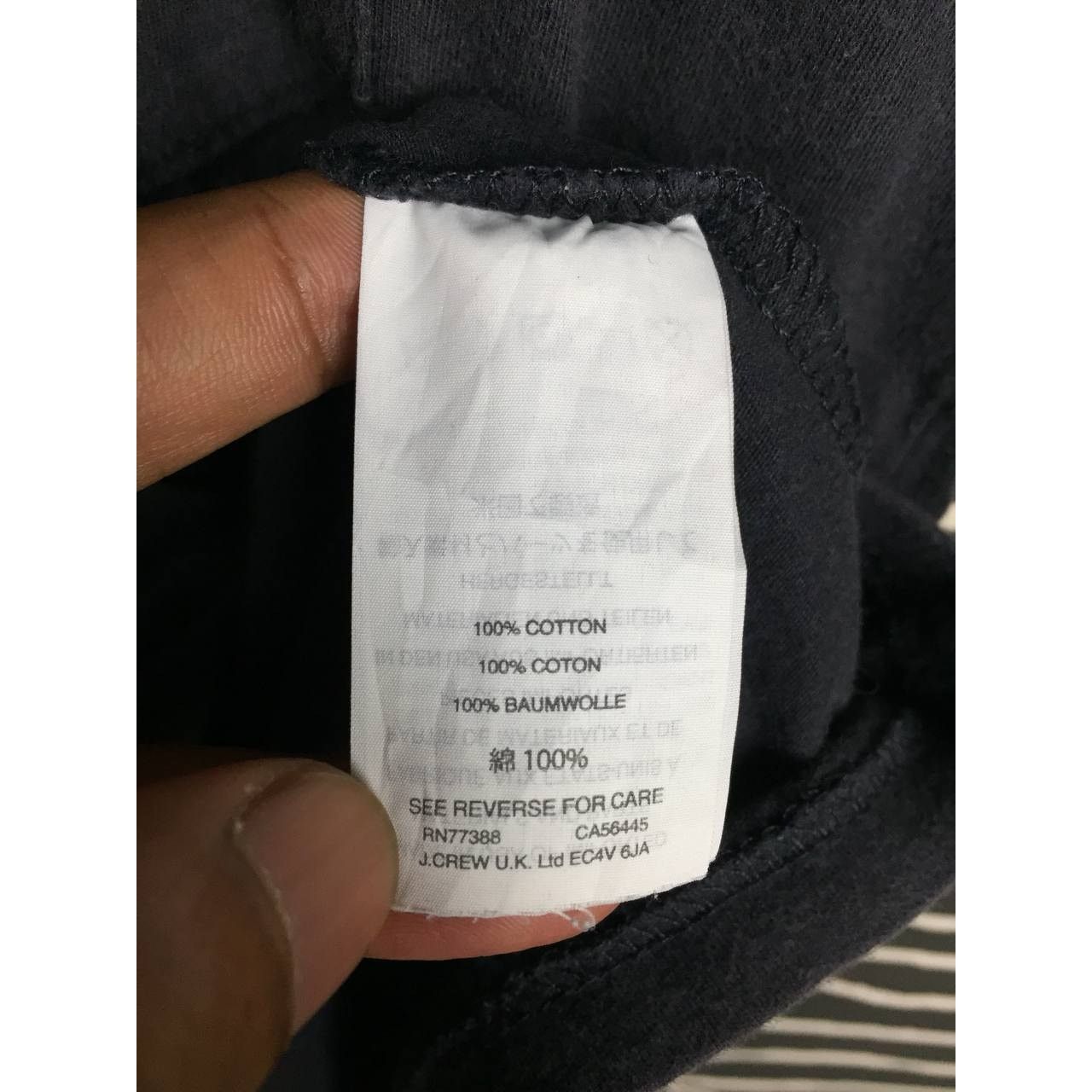 J.Crew × Vintage J.Crew Rue Saint-Honoré Spell Out Pocket Tee Size M Size US M / EU 48-50 / 2 - 9 Thumbnail