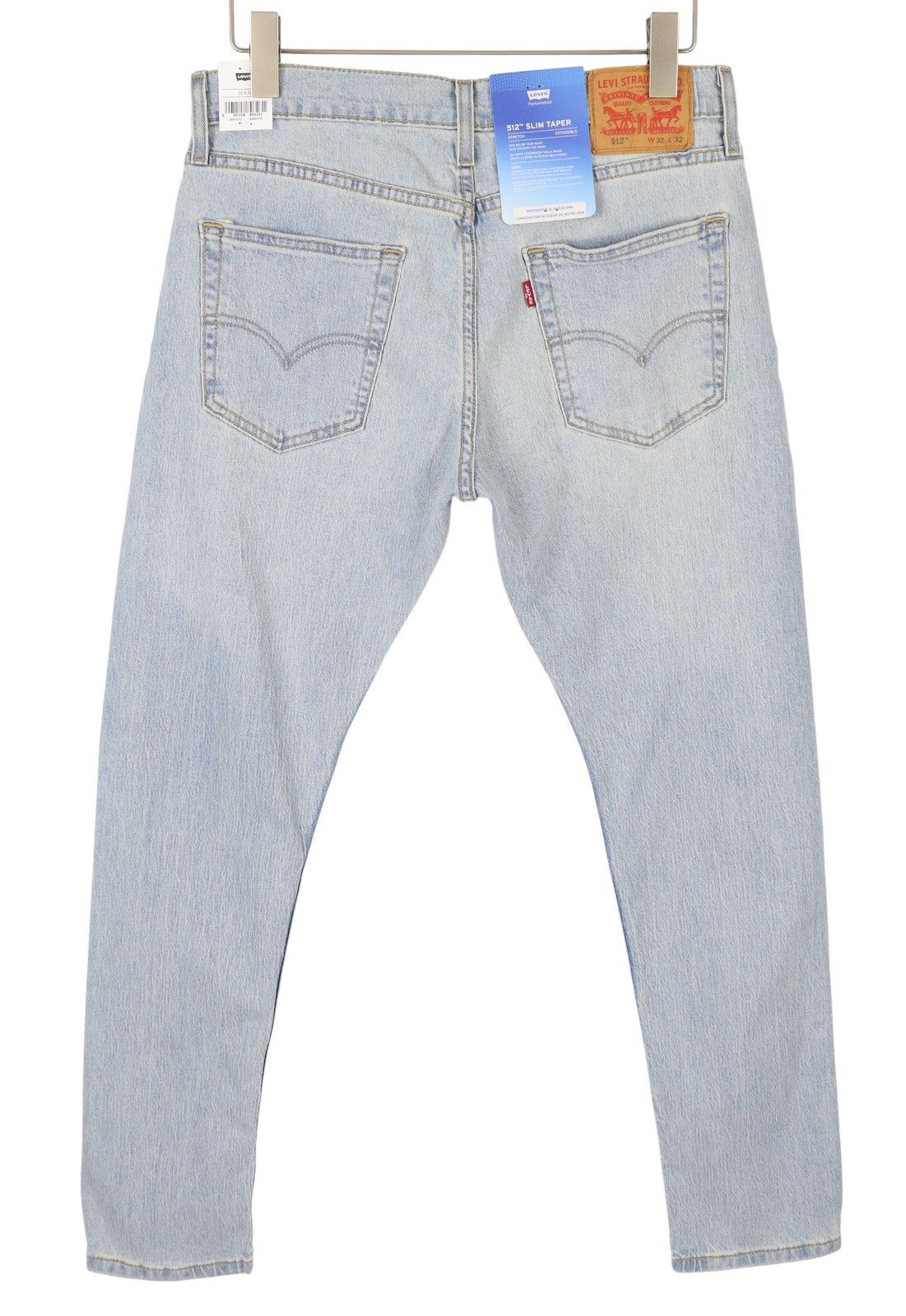 Levi's 512 W32/L32 Slim Taper Faded Blue Jeans 87082 Size US 32 / EU 48 - 2 Thumbnail