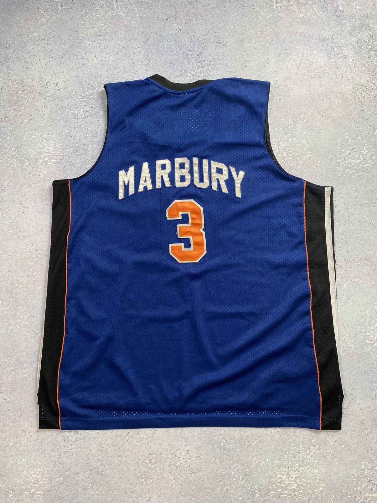 NBA Stephon Marbury Jersey Mens2XL Blue And Orange Starbury Size US XXL / EU 58 / 5 - 4 Thumbnail